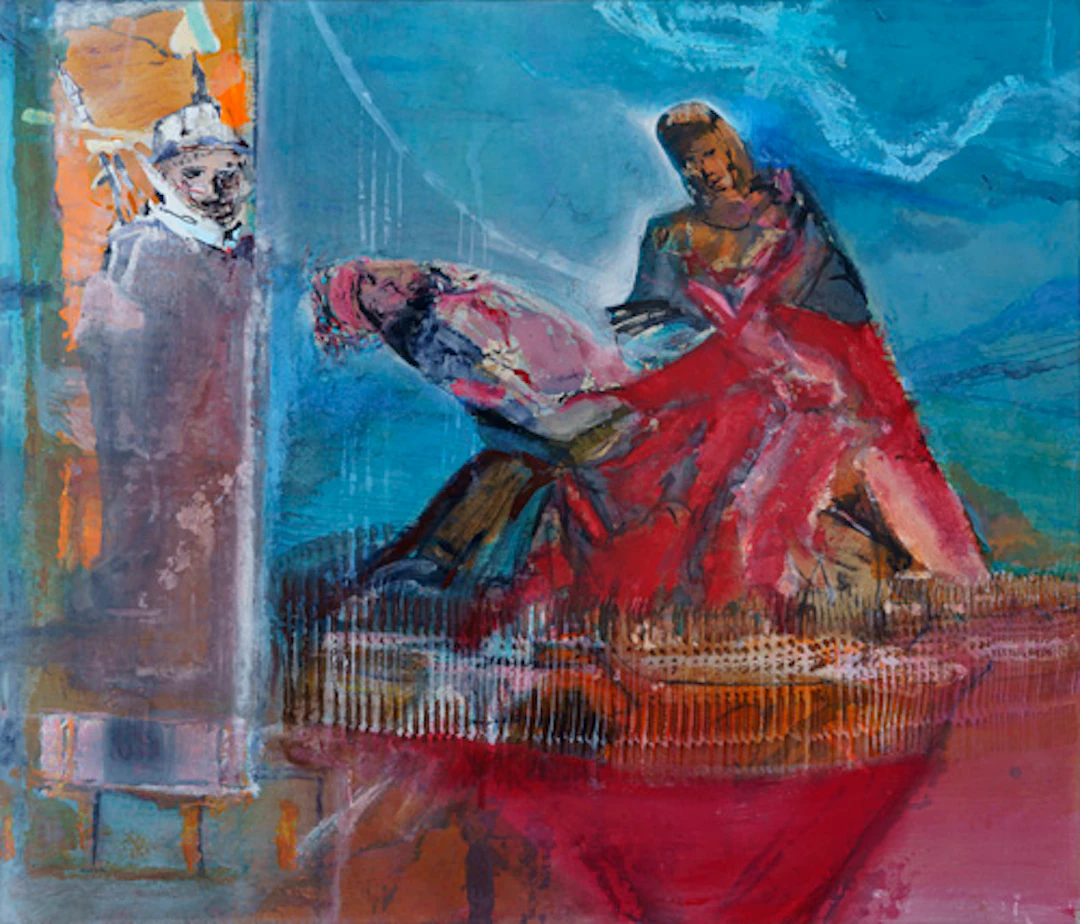 157 Clemens Kaletsch "UEBERHAENGEND". 1989.