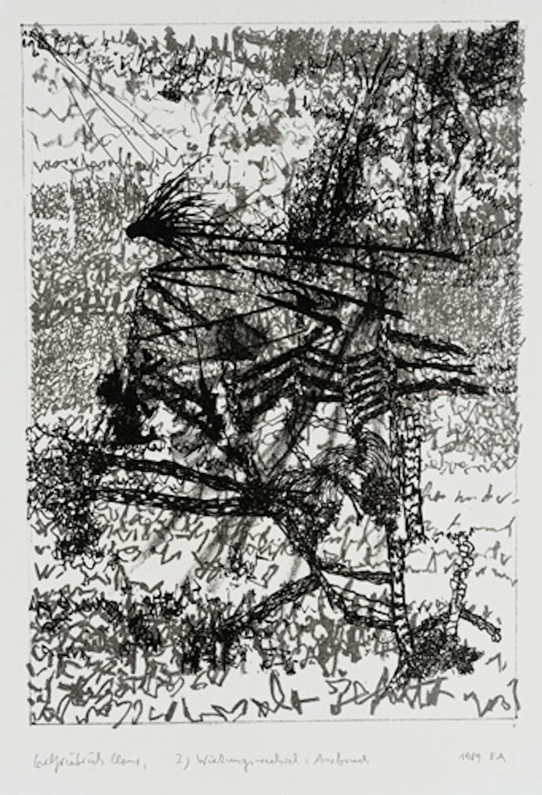 434 Carlfriedrich Claus "Wirkungswechsel: Ausbruch" / "Diskurs: unterschwelliger