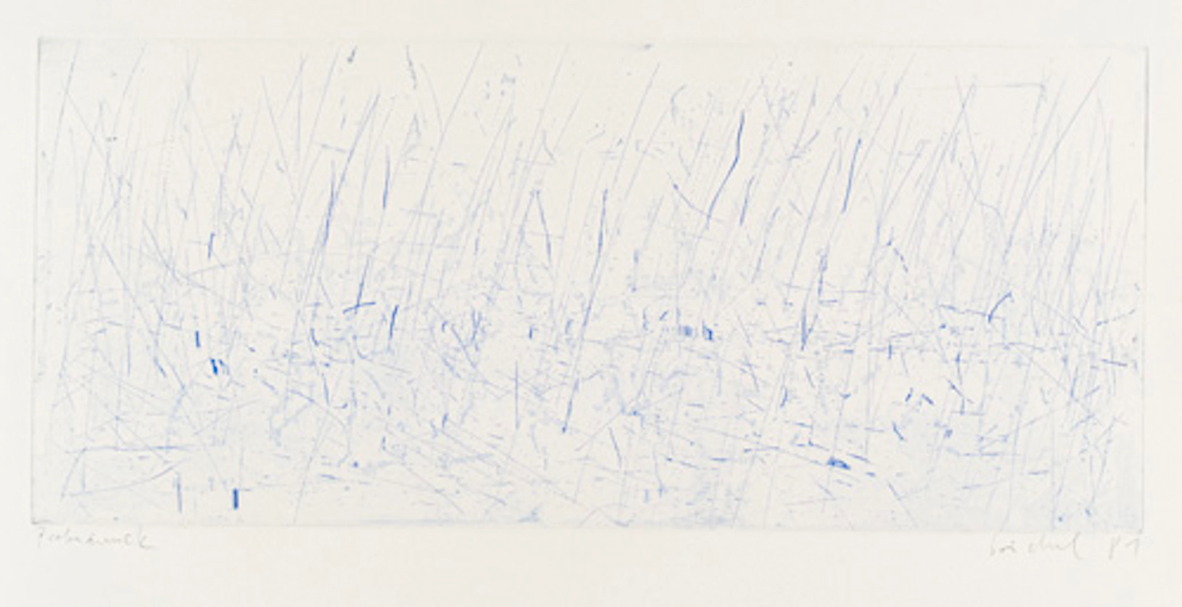 458 Eberhard Göschel, Helle Winterlandschaft. 1981.