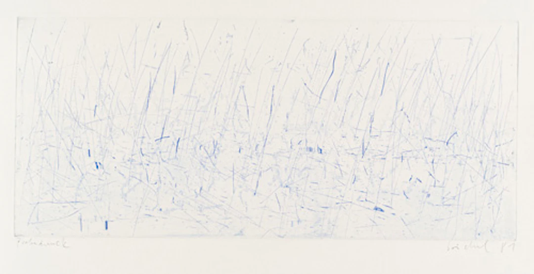 458 Eberhard Göschel, Helle Winterlandschaft. 1981.