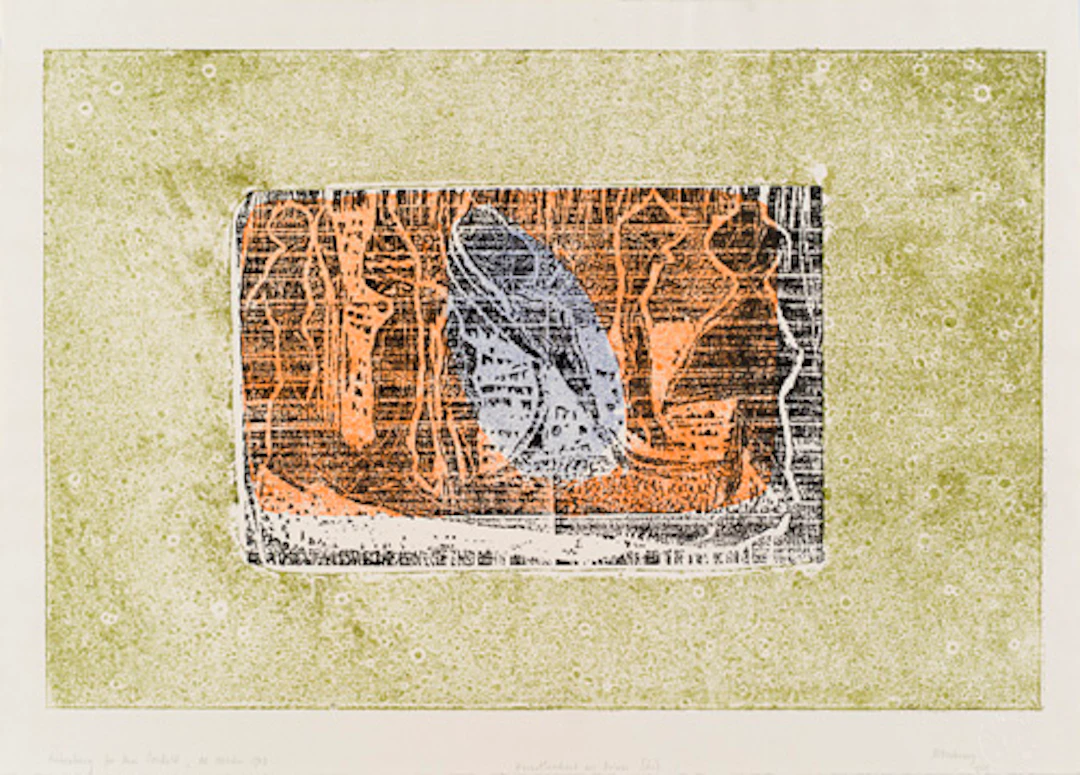 405 Gerhard Altenbourg "Herauftauchend aus Animas Schoß". 1969.