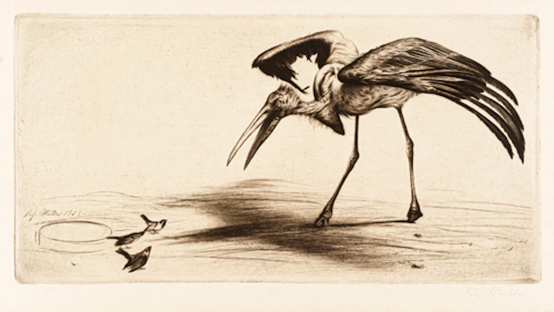 356 Richard Müller "Die Gegner". 1915.