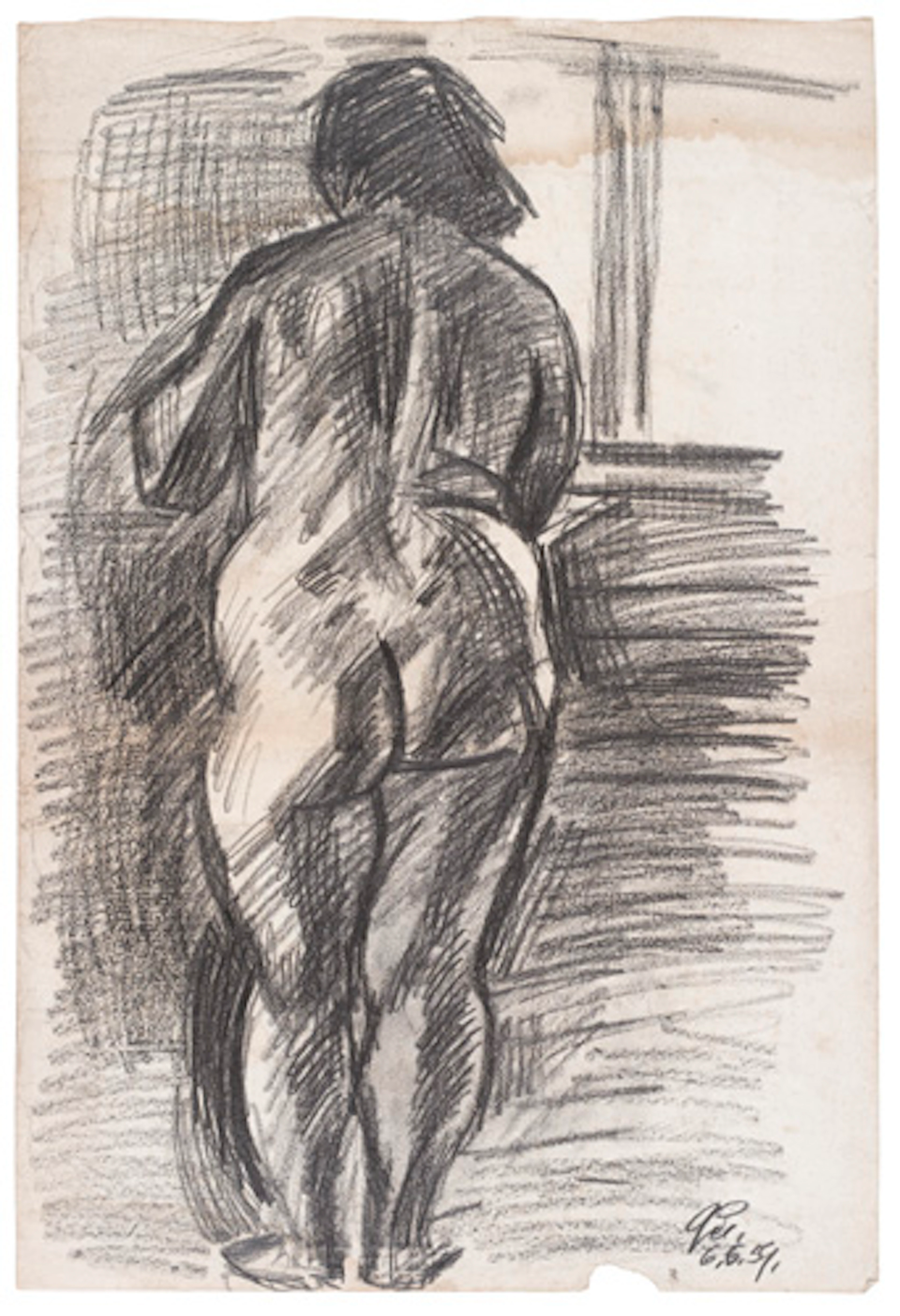 559 Curt Querner "Am Fenster". 1959.