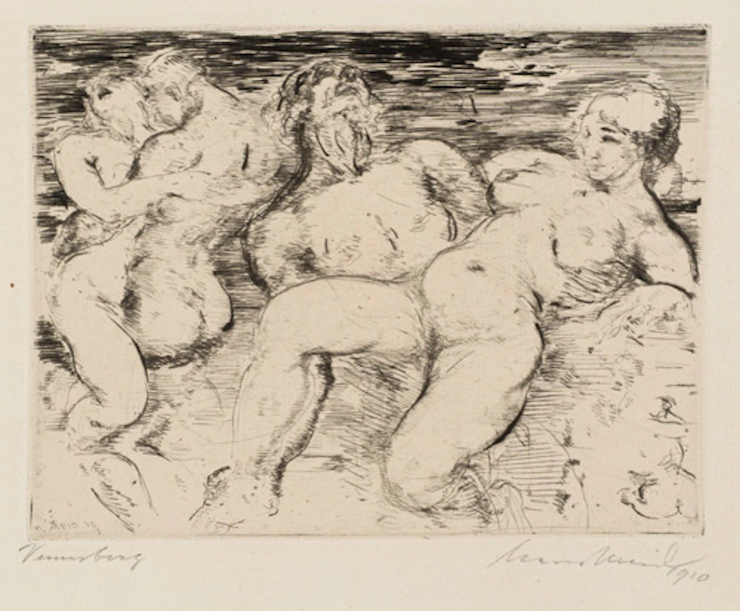 354 Hans Meid "Venusberg" / "Leda" / "Liebespaar mit Pferden" / "Liebespaar