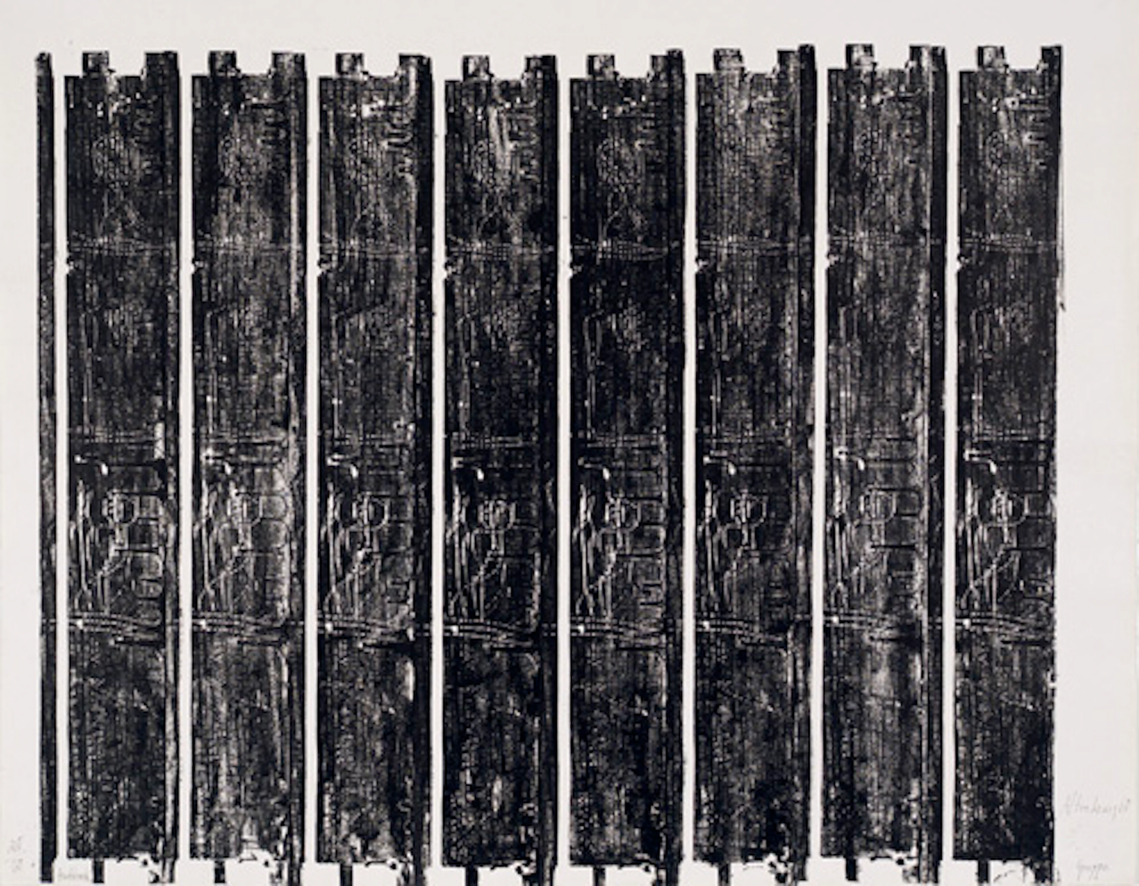 422 Gerhard Altenbourg "Gruppe". 1960.