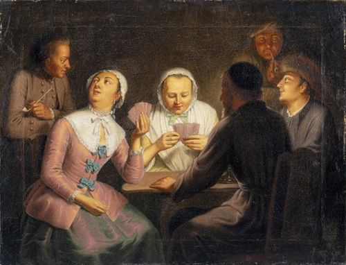 006 Jacob Samuel Beck "Beim Kartenspiel". Wohl 1769.