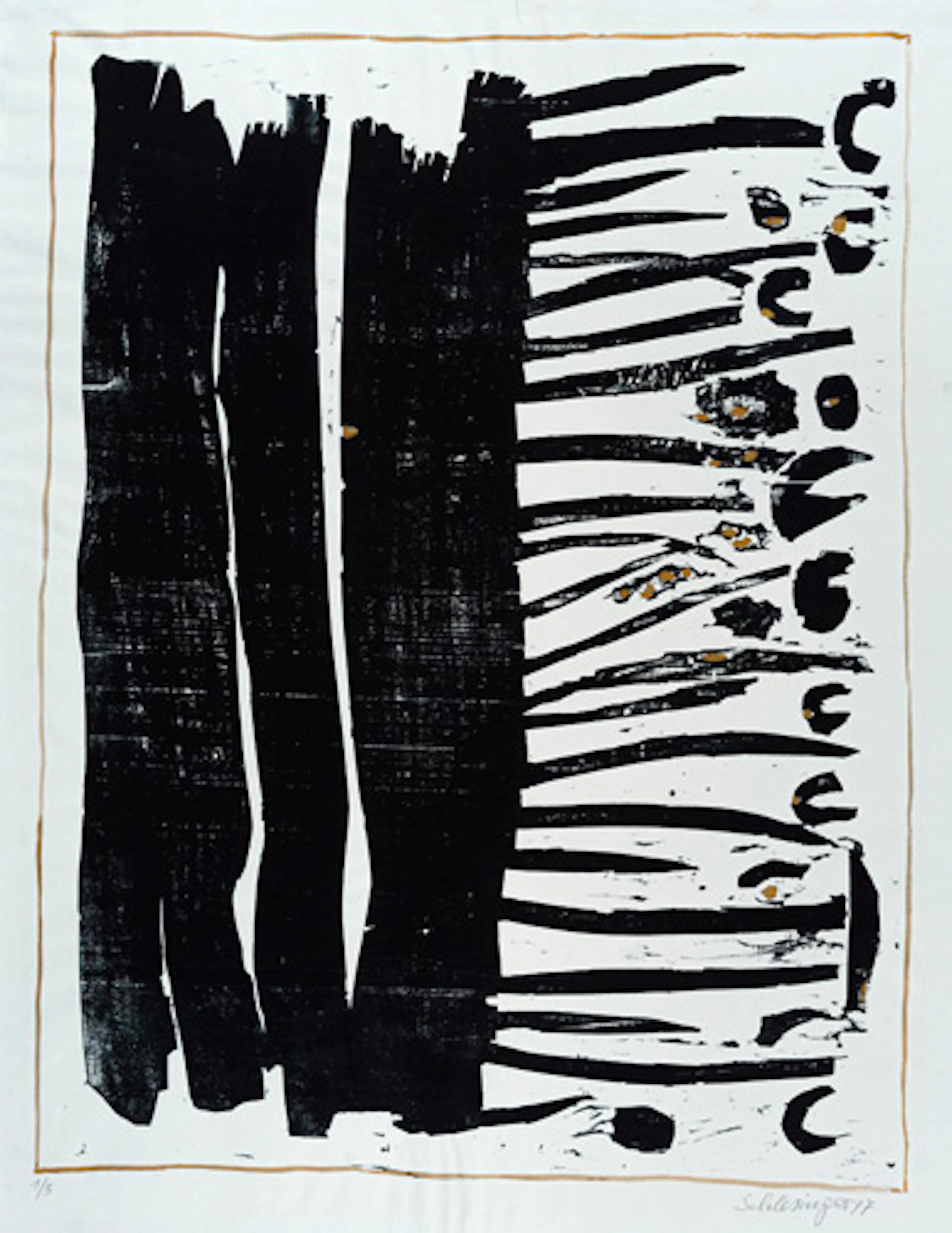 583 Gil Schlesinger "Granatapfelzeit" / "Gierige Landschaft". 1976/1977.