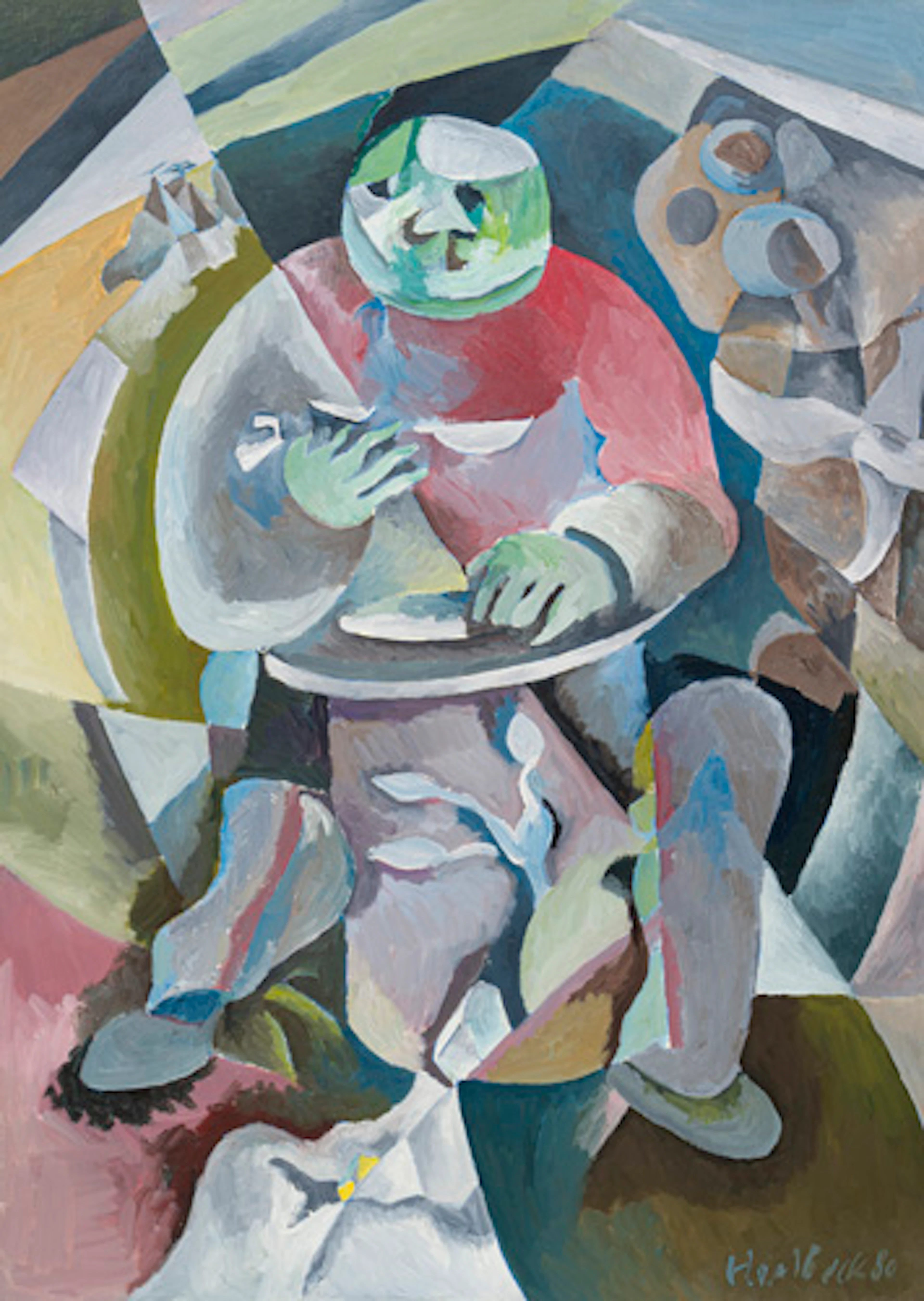 147 Günter Horlbeck "Suppenesser". 1980.