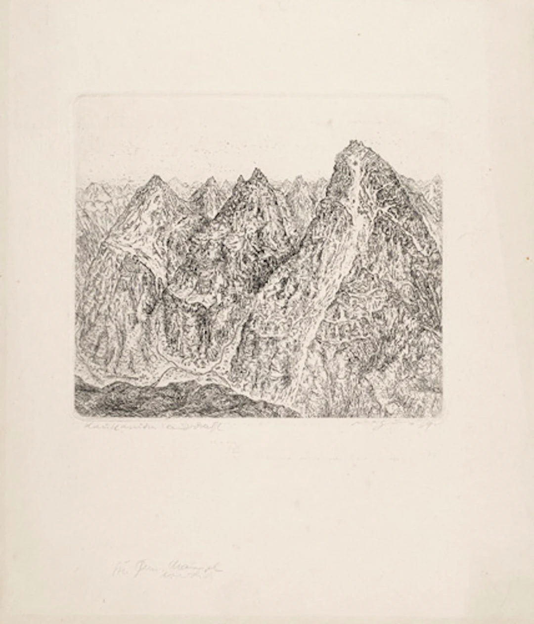 531 Klaus Magnus "Kaukasische Landschaft" / Stillleben / "Marakanka"