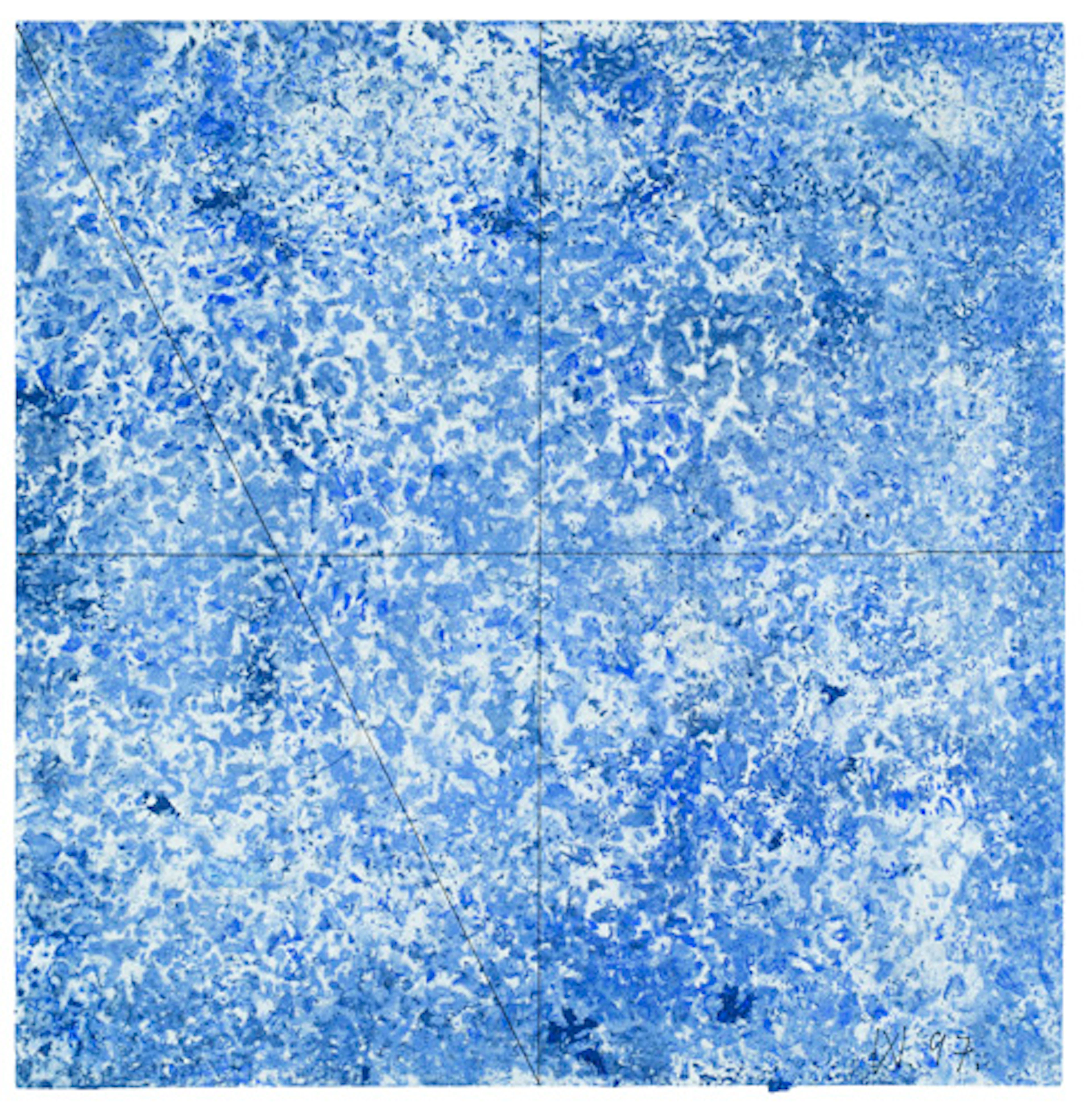 549 Wilhelm Müller "Ultramarin und Indigo". 1997.