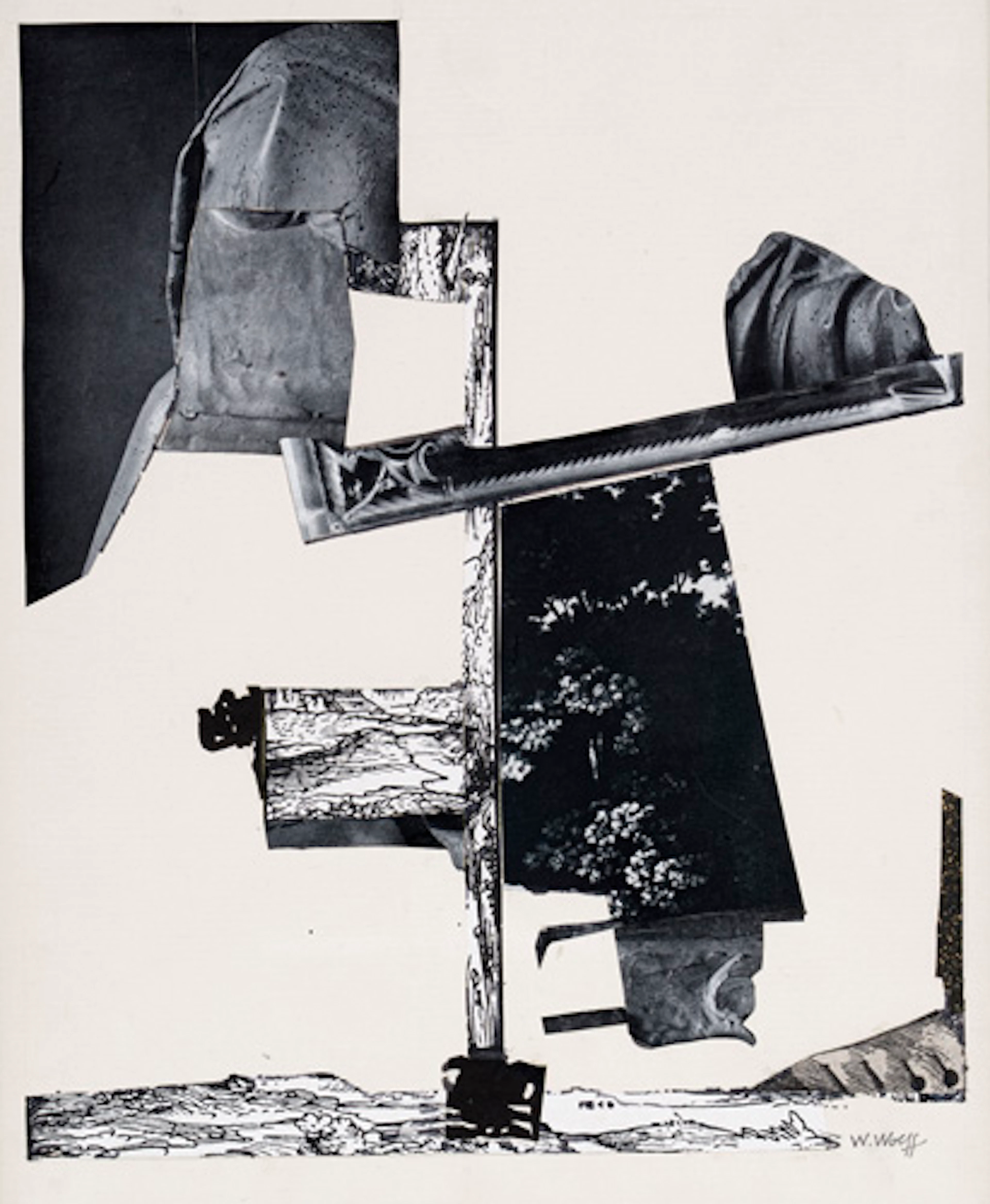 634 Willy Wolff, Ohne Titel. Wohl 1960er Jahre.