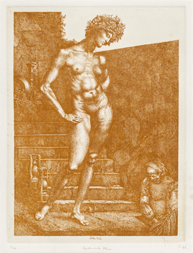 603 Werner Tübke "Sizilianische Flora" (auch "Flora"). 1972.