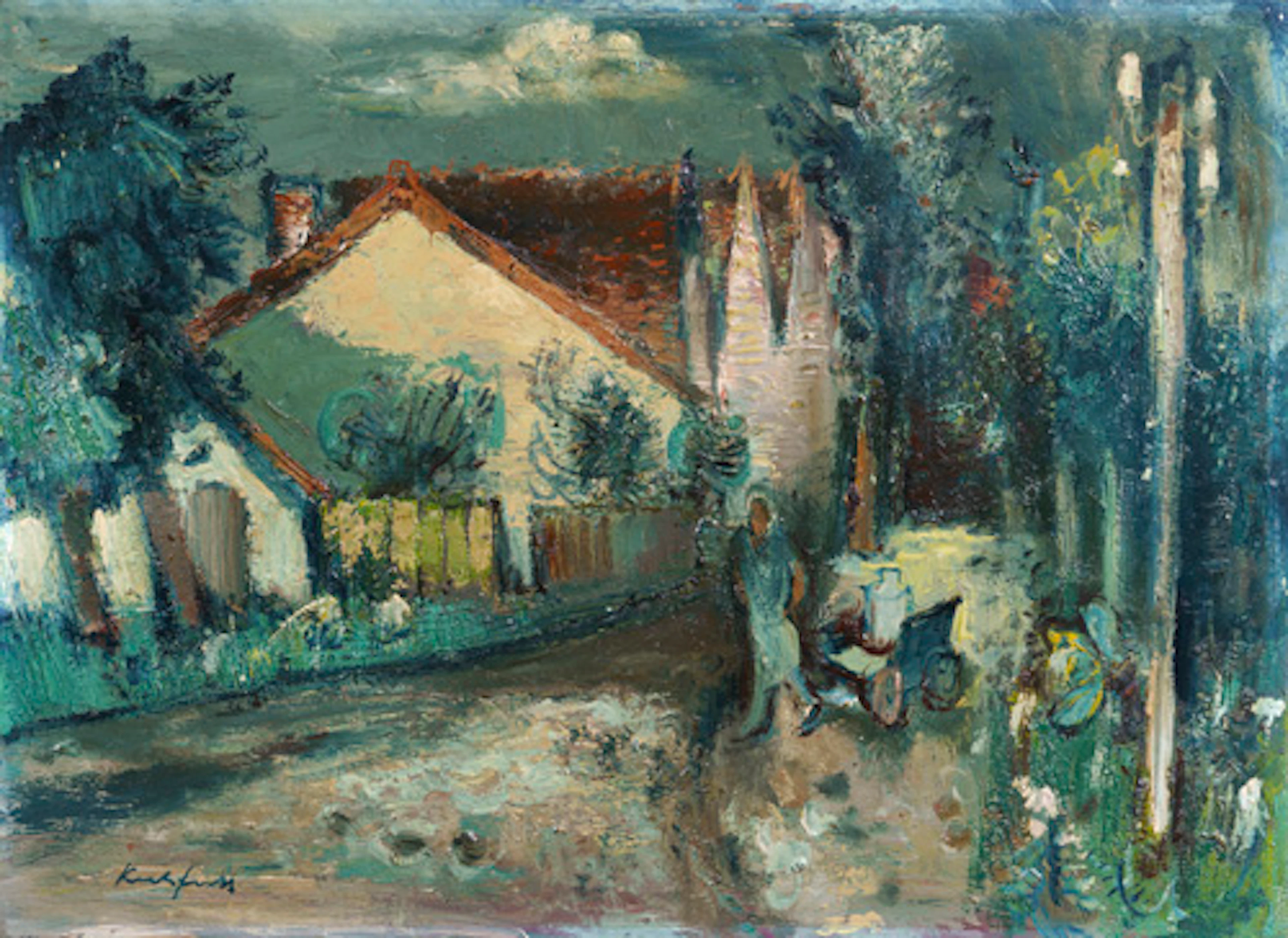 073 Paul Kuhfuss "Heimweg" (Born / Darß). 1936.