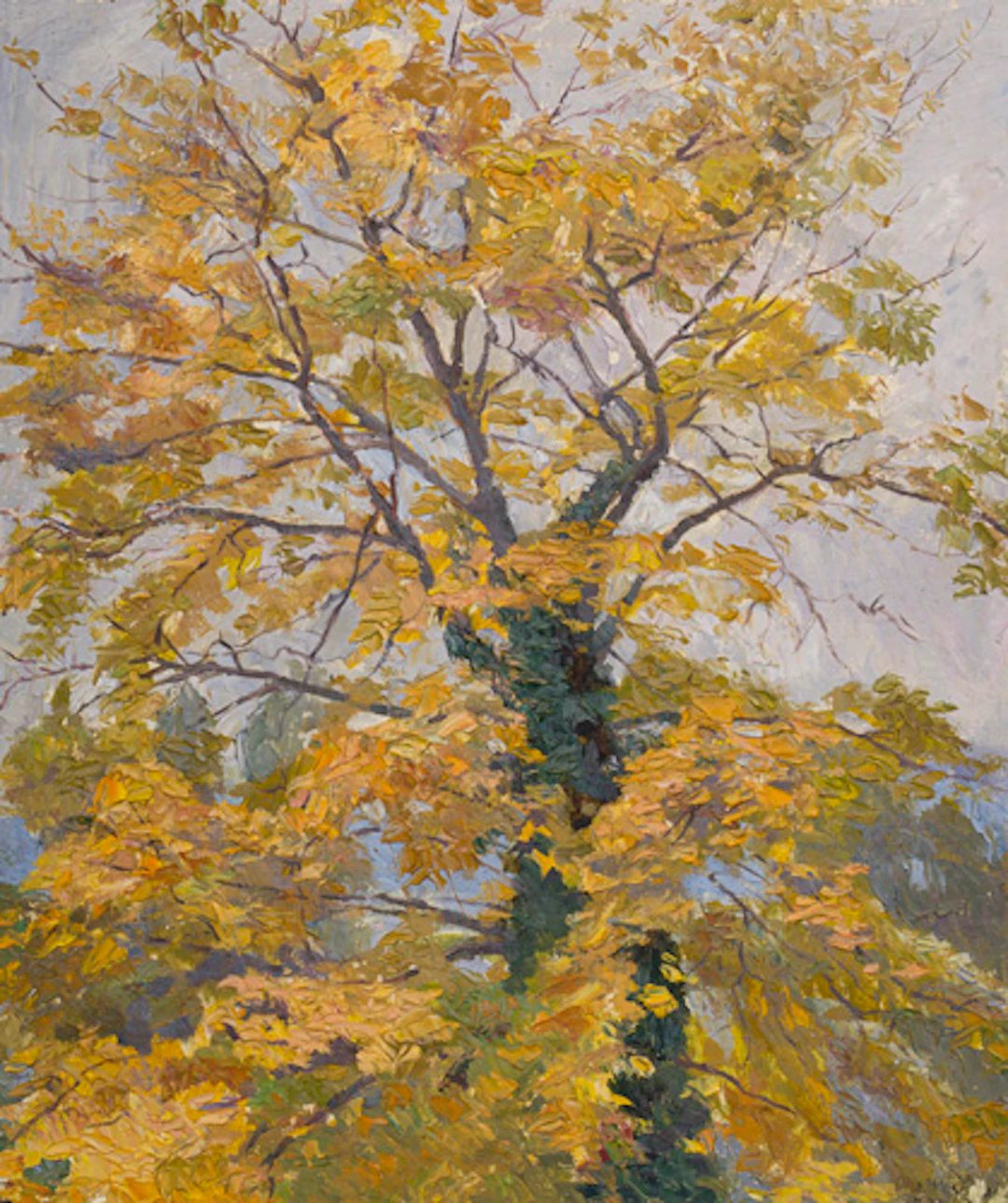 211 Otto Westphal, Herbstlicher Baum. 1946.