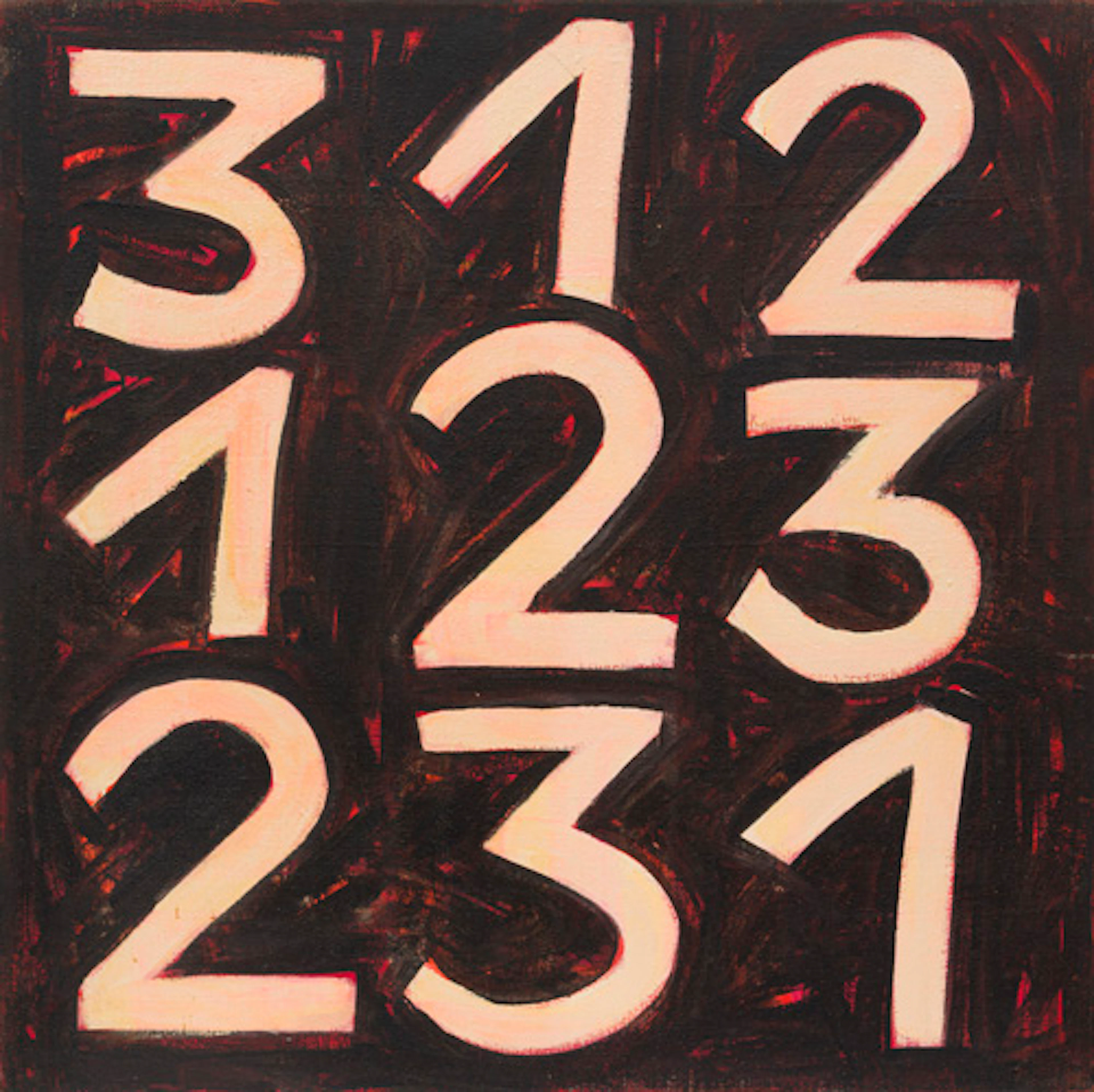 132 Lutz Fleischer "123". Wohl späte 1980er Jahre.