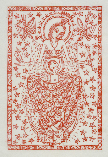 286 Elfriede Lohse-Wächtler "Maria (Böhmische Madonna)". 1922.