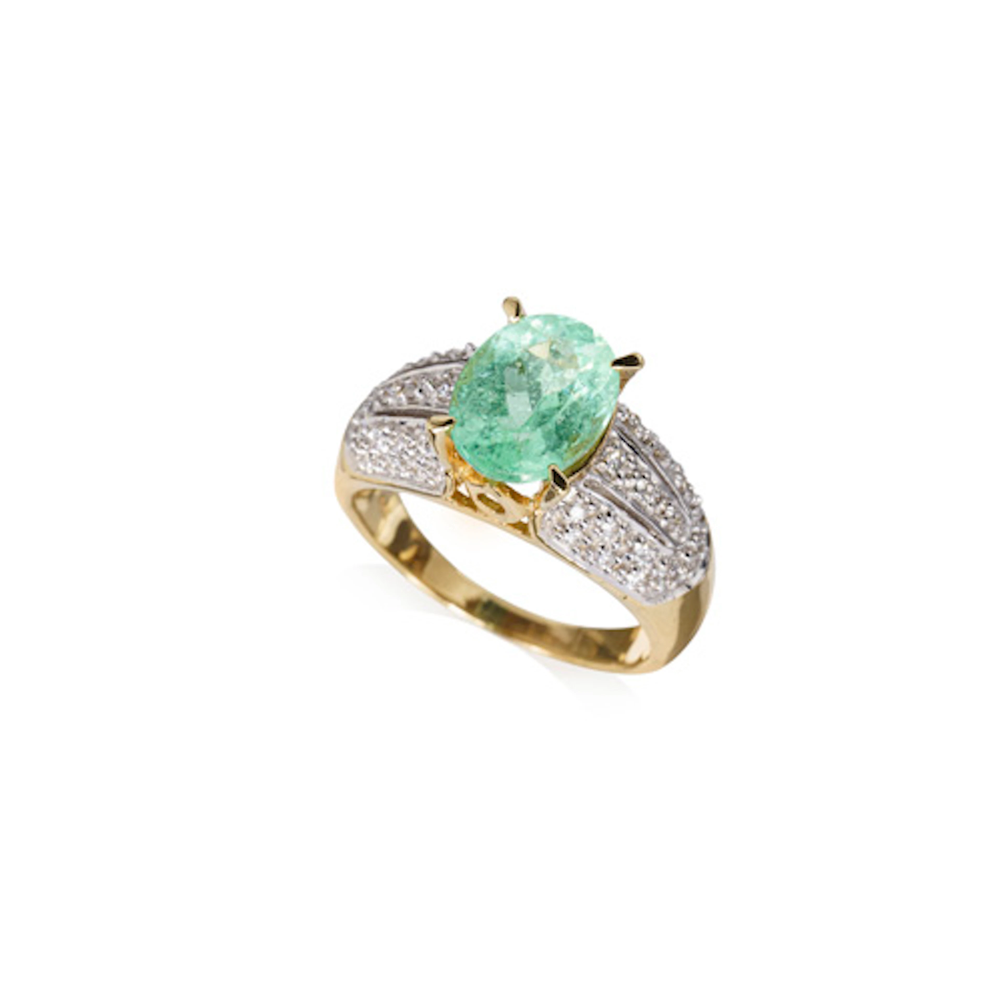 828 Turmalin-Solitärring (ca. 2,3 ct).