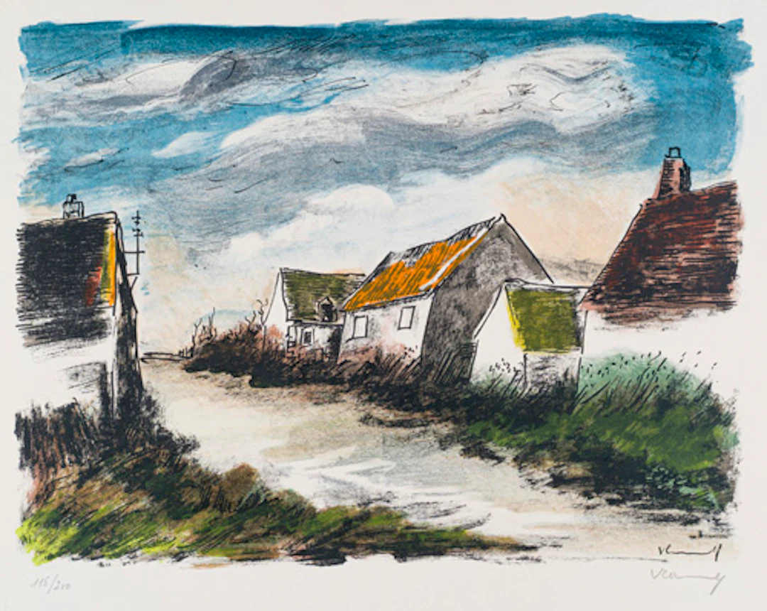 612 Maurice de Vlaminck, Montigny-sur-Avre. 1956.