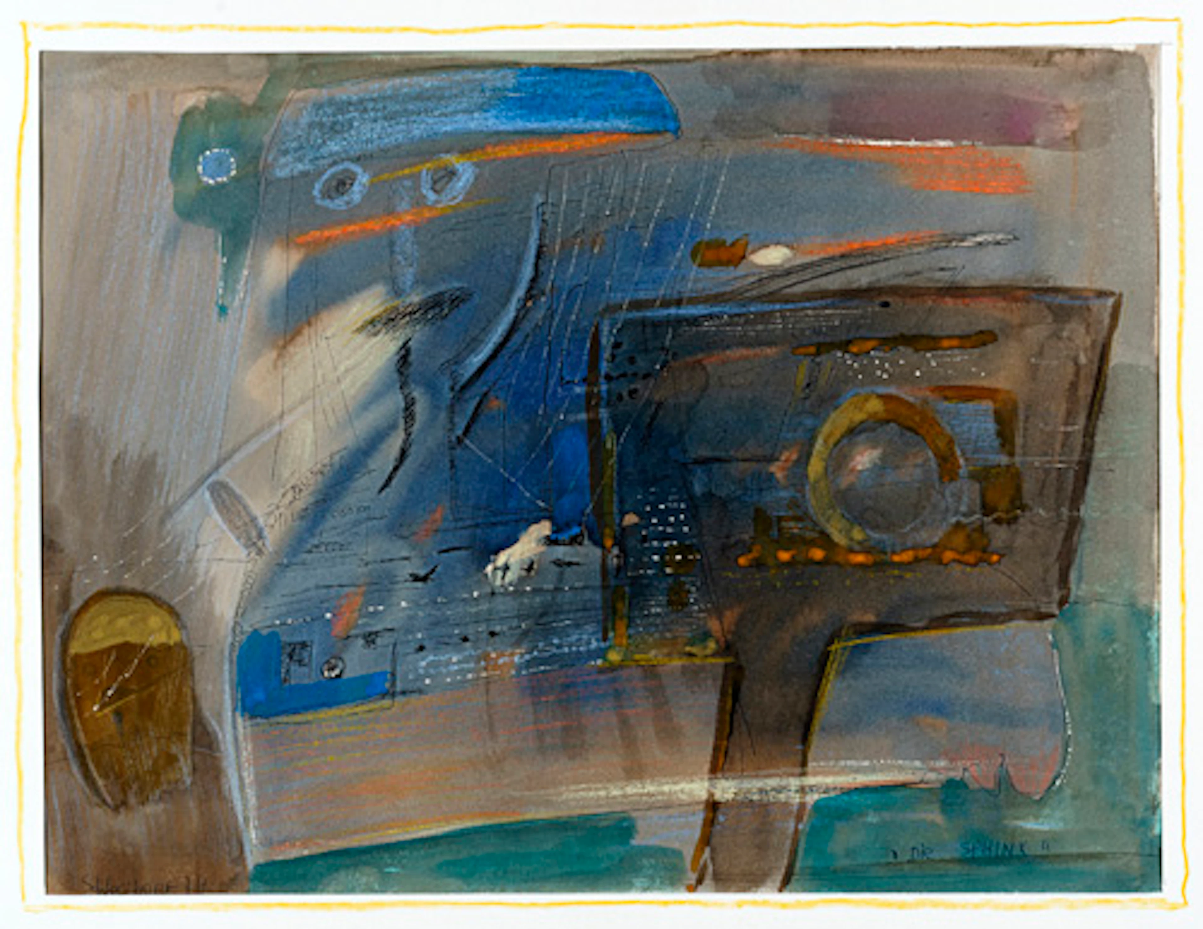 582 Gil Schlesinger "Die Sphinx". 1974.