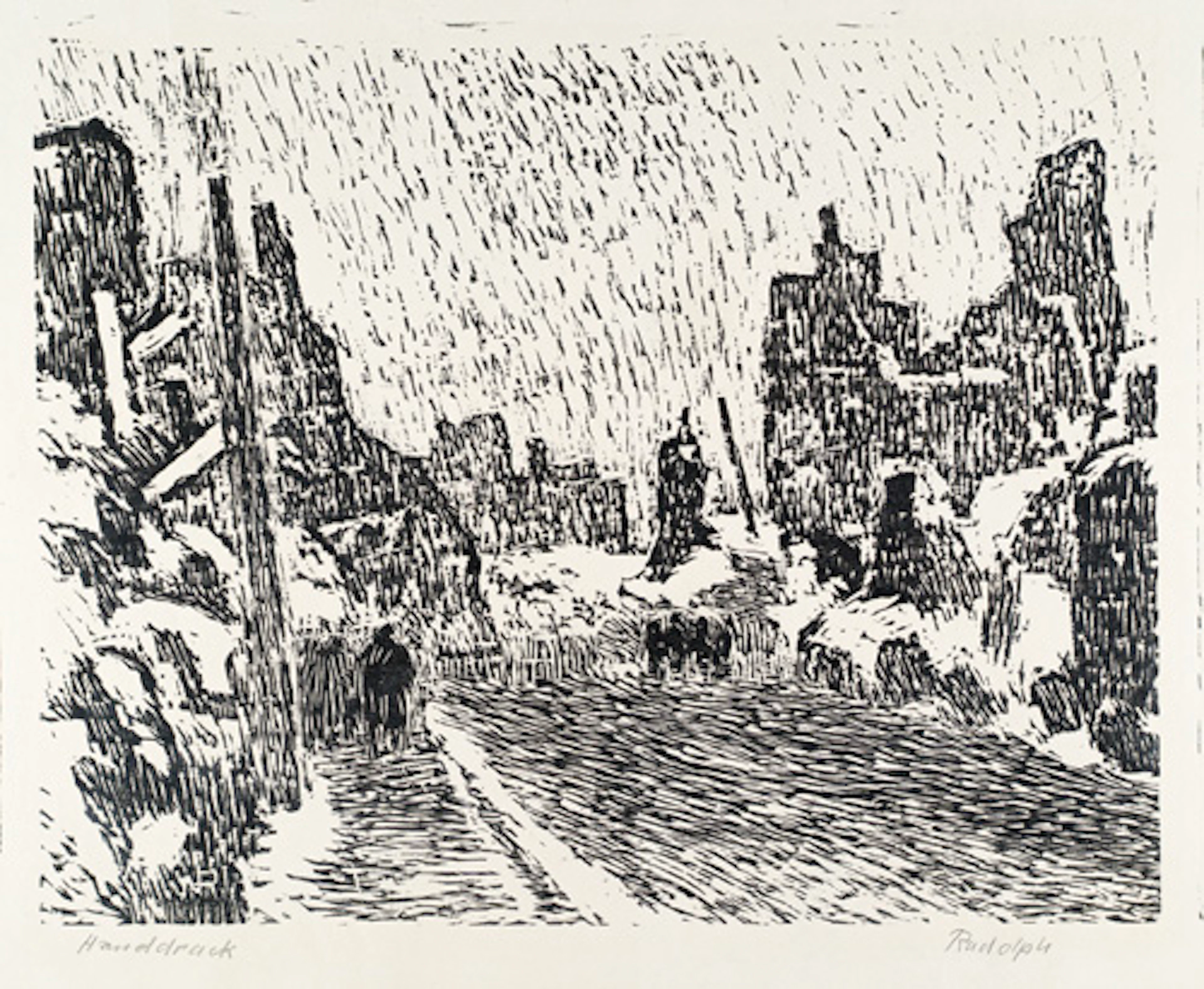 573 Wilhelm Rudolph "Moritzstraße" . 1945/1946.