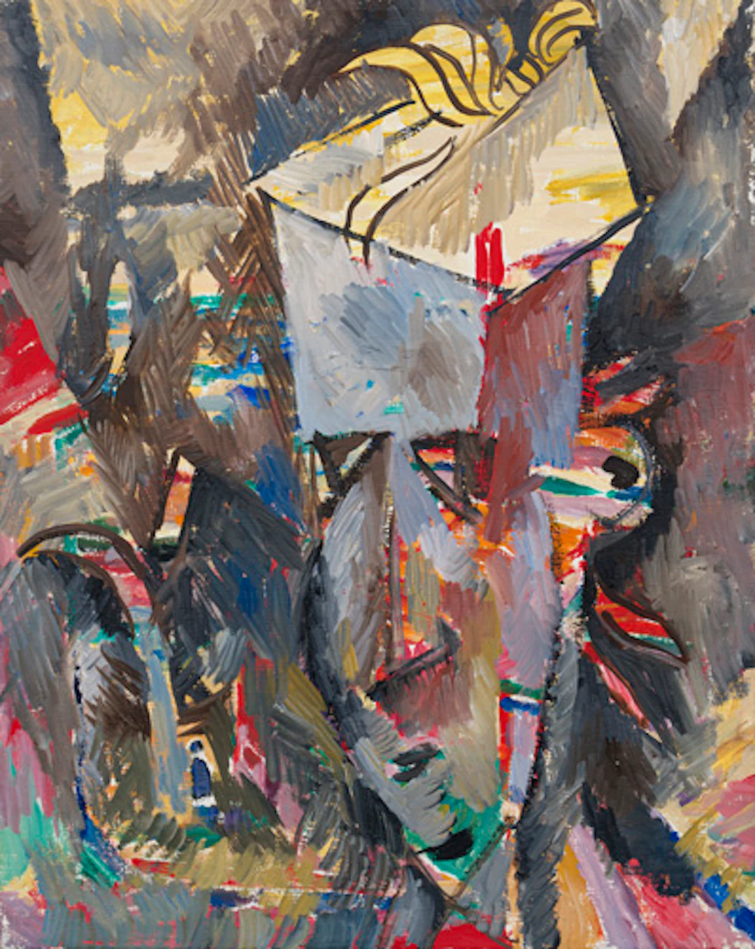 151 Günter Horlbeck "Punk (Übermalung)". 1984.