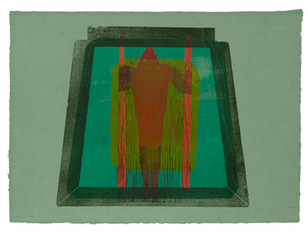 406 Gerhard Altenbourg "regarder dans le néant". 1973.