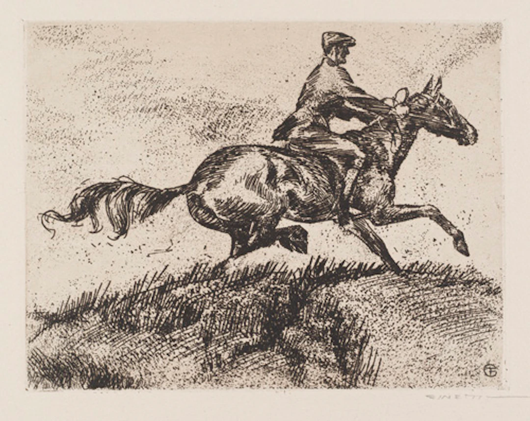281 Gino von Finetti, Fünf Pferdedarstellungen. 1920er Jahre.
