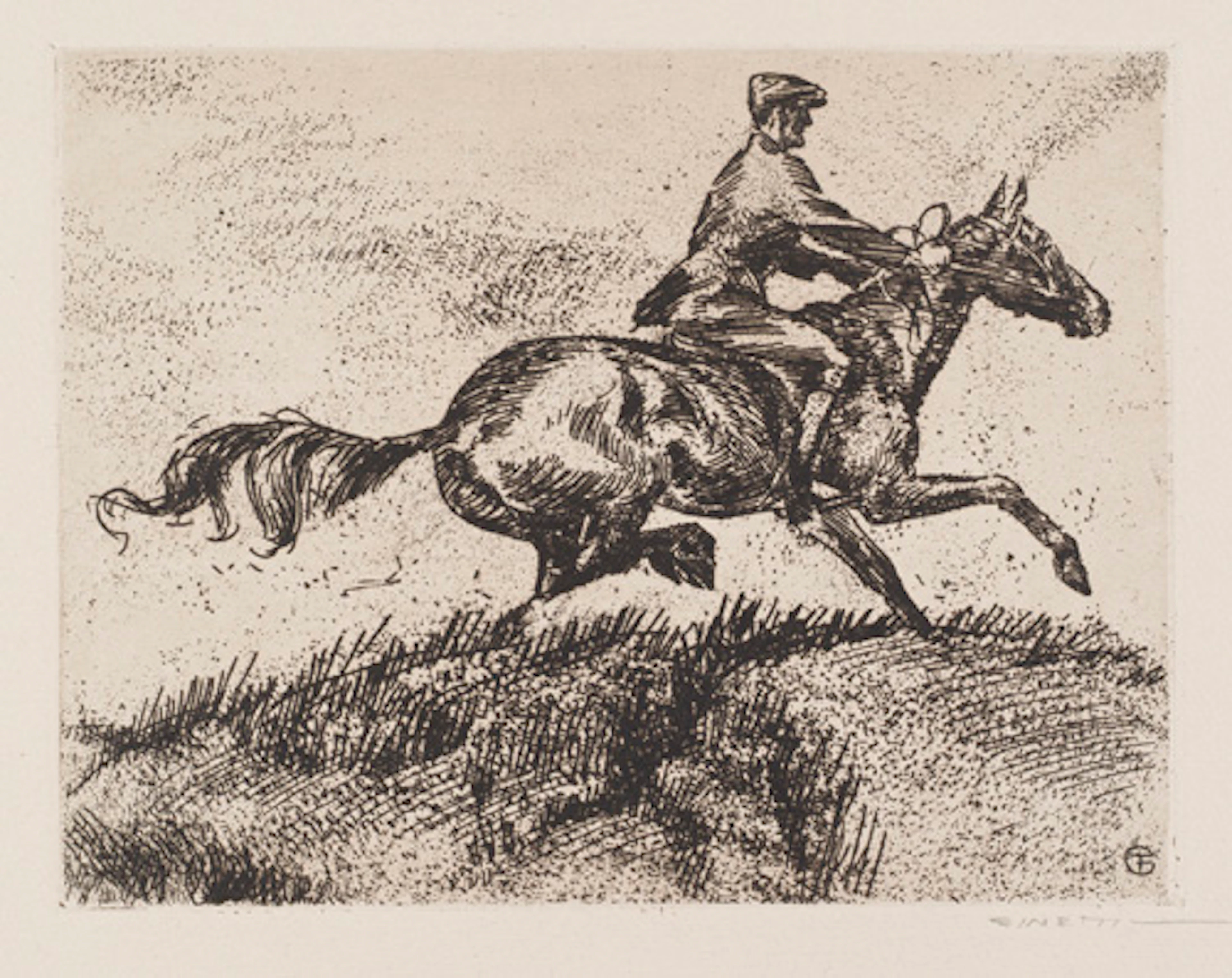 281 Gino von Finetti, Fünf Pferdedarstellungen. 1920er Jahre.