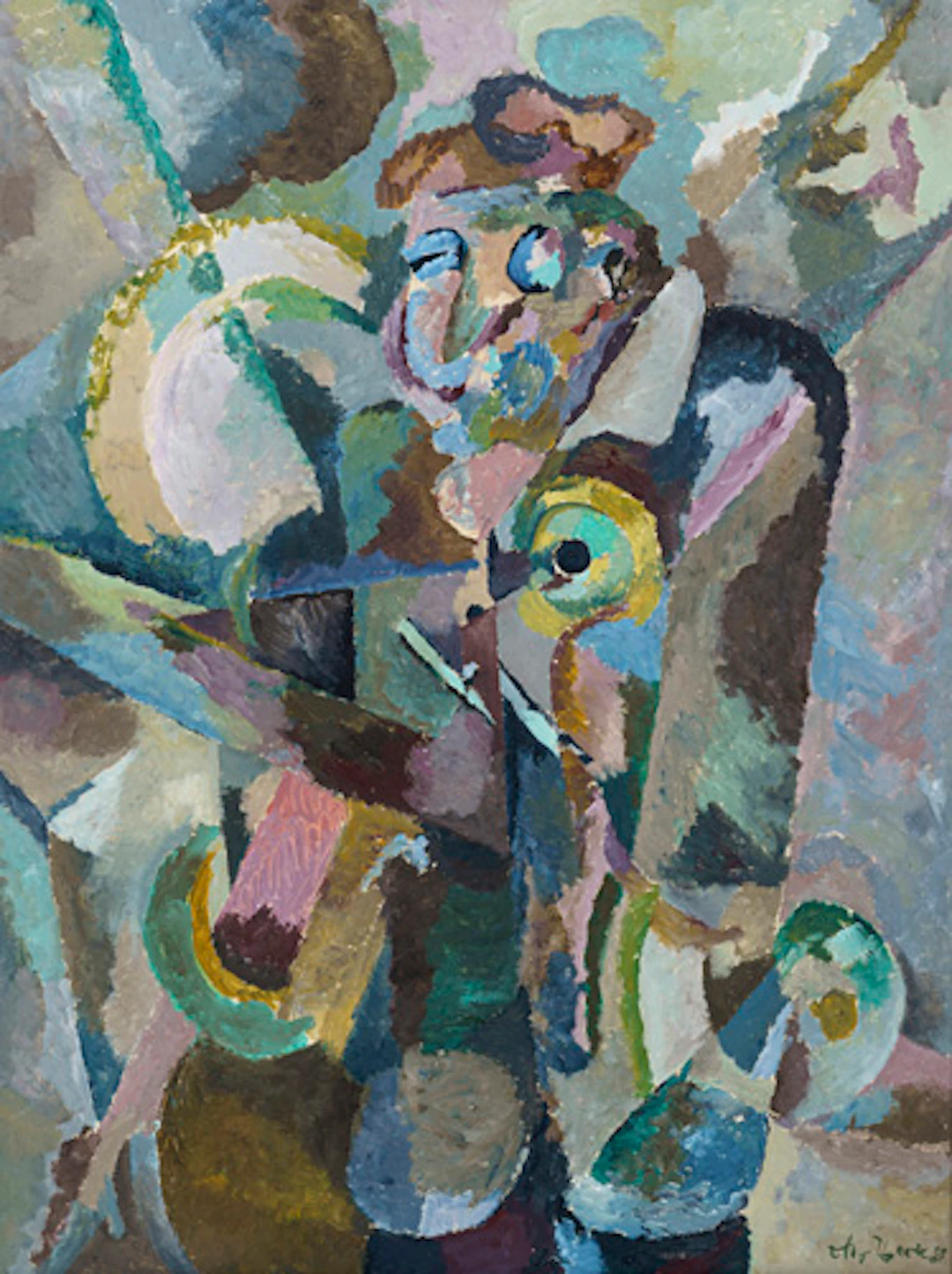 152 Günter Horlbeck "Alter Maler". 1987.