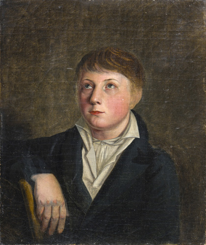 018 Ferdinand Georg Waldmüller (Nachfolge), Bildnisstudie eines jungen