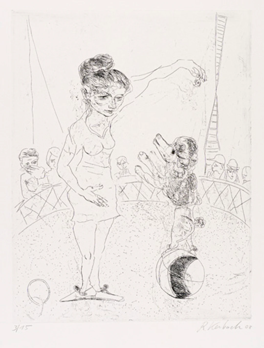 506 Ralf Kerbach "Dressur" / "Kunststück". 2008.