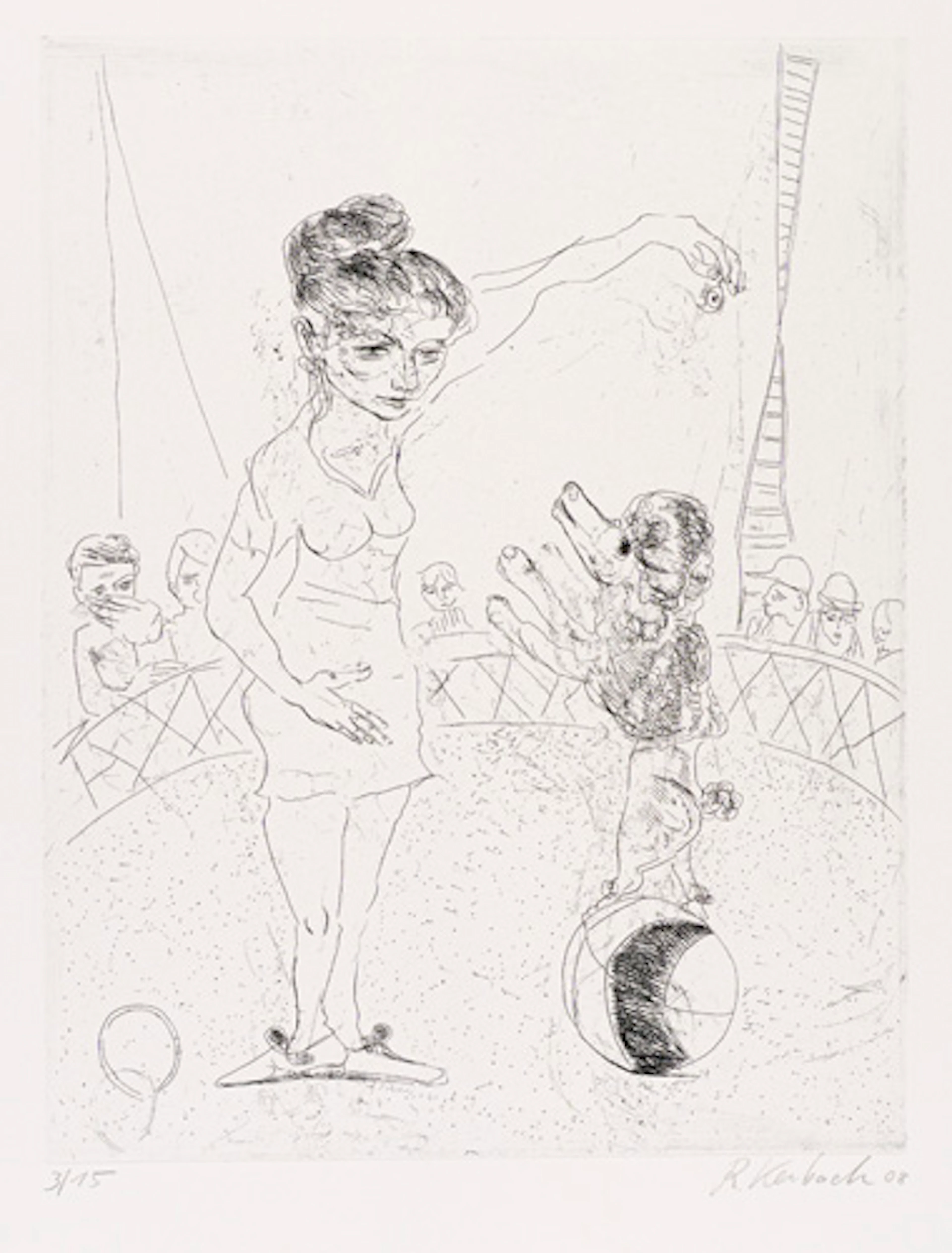 506 Ralf Kerbach "Dressur" / "Kunststück". 2008.