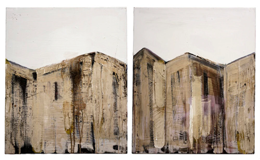179 David Morgenstern "Unbuild B – Unbuild C" (Diptychon) 2020.