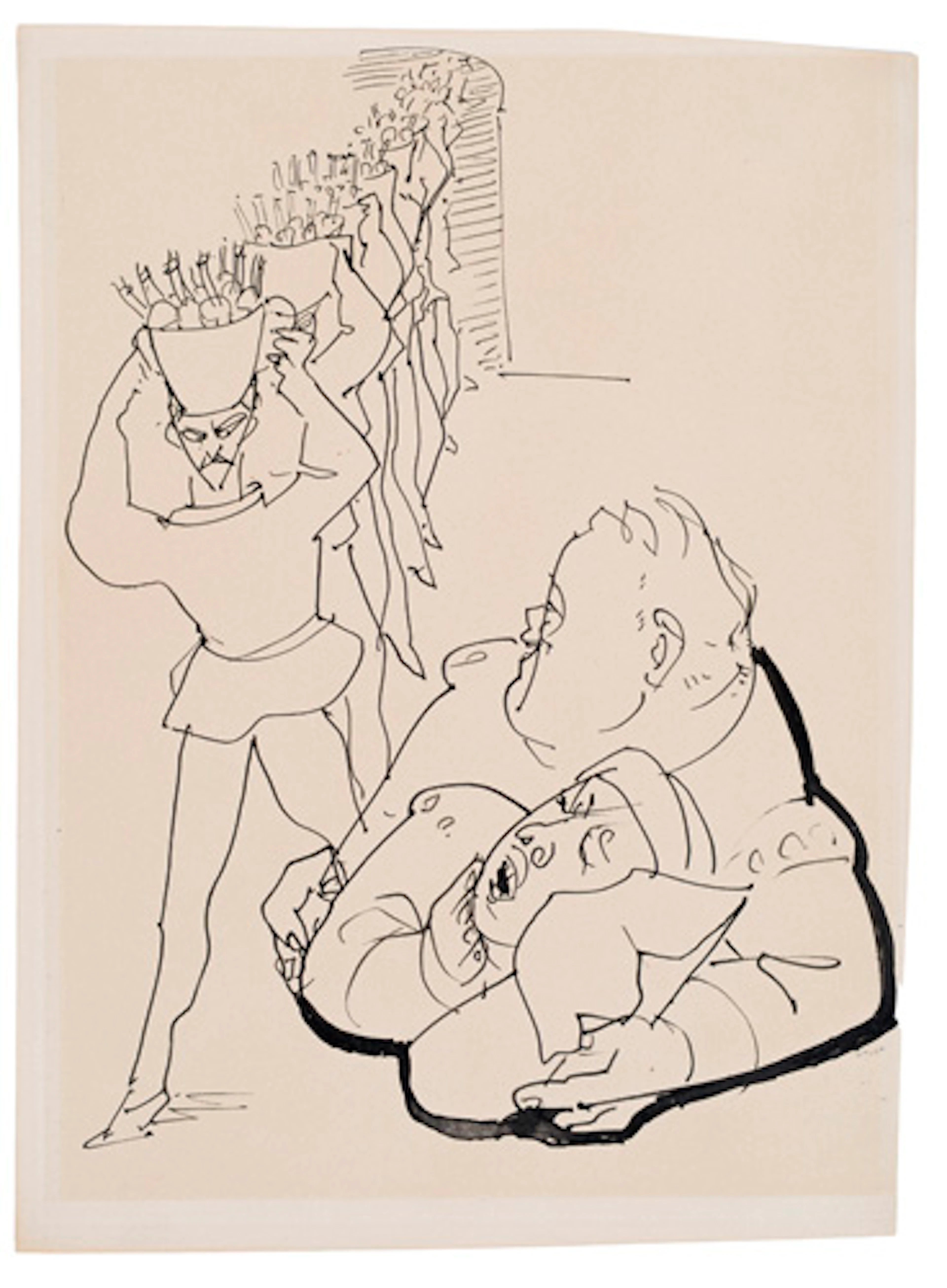476 Josef Hegenbarth "Illustration zu Charles de Coster" / "Illustration