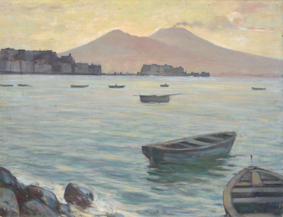064 Hermann Kohlmann "Vesuv am Morgen". Um 1935.