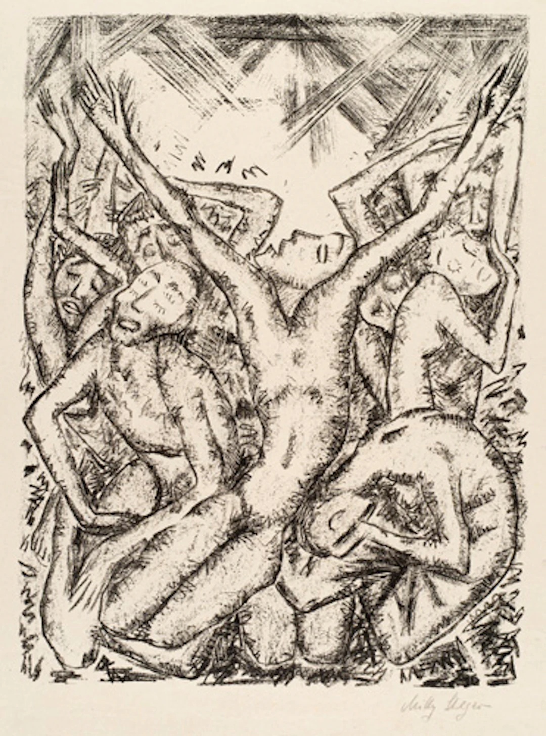 376 Milly Steger "Verklärung". 1918.
