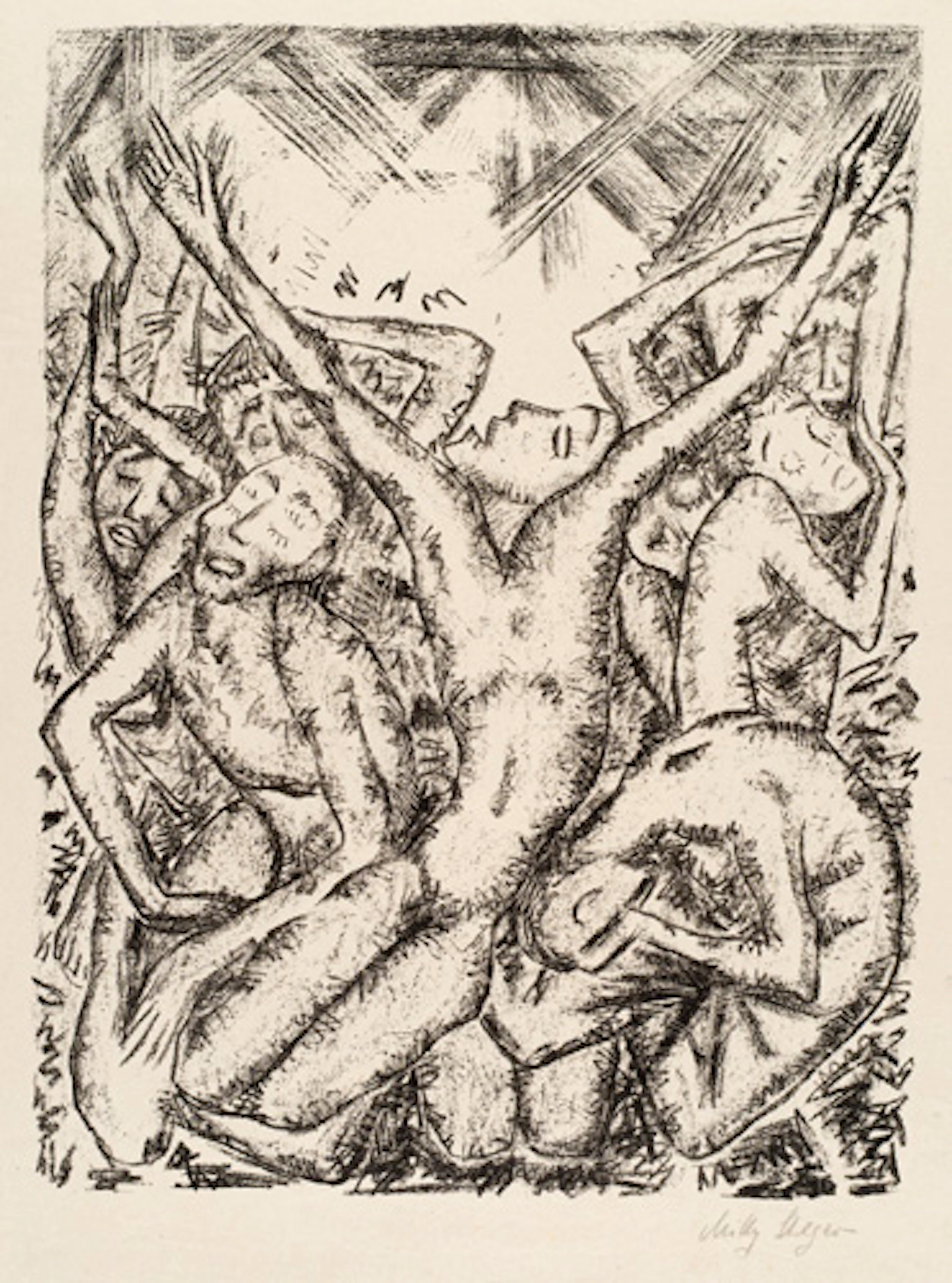 376 Milly Steger "Verklärung". 1918.