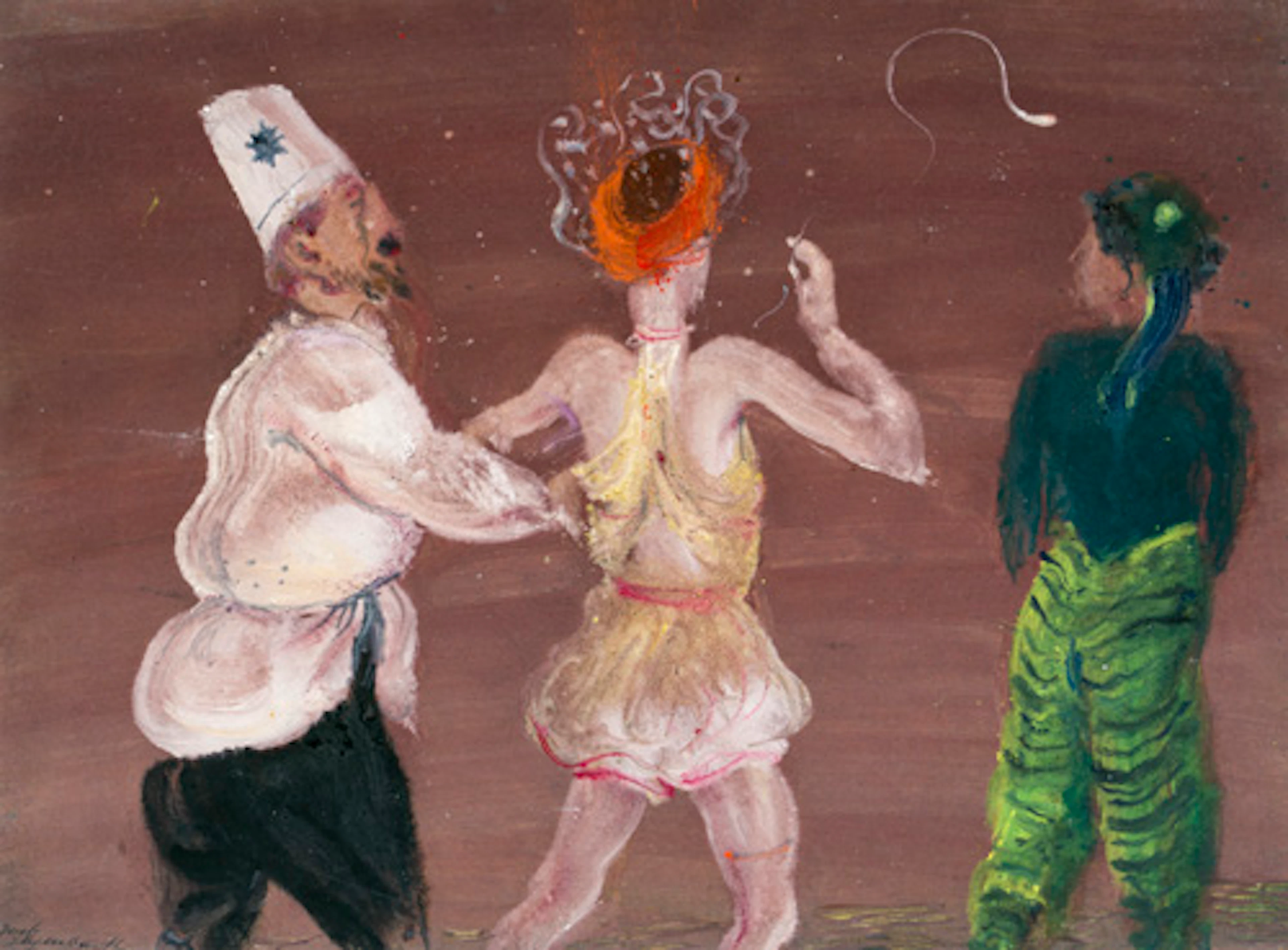 054 Josef Hegenbarth "Karneval". Um 1925.