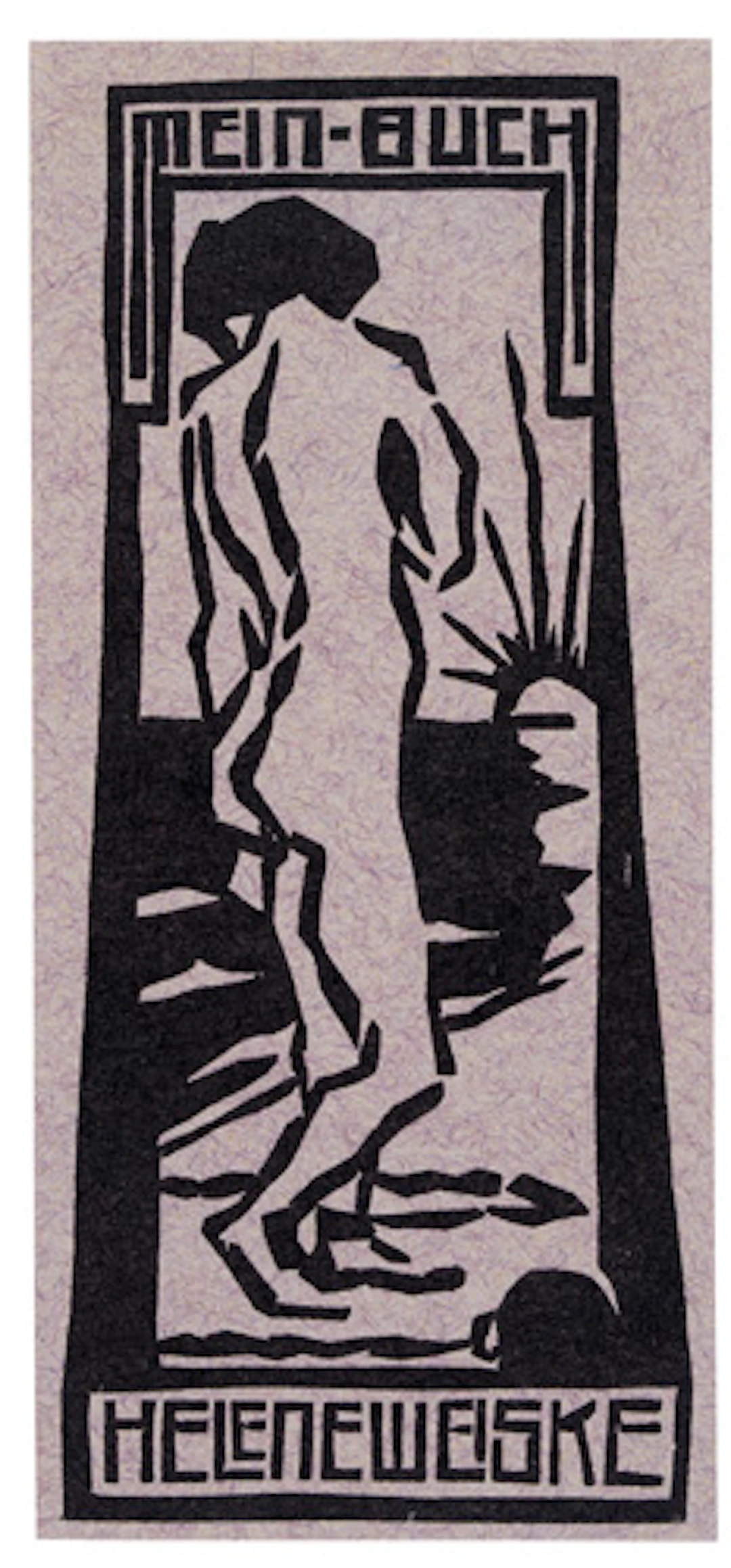 370 Karl Schmidt-Rottluff "Exlibris: Helene Weiske II". 1905.