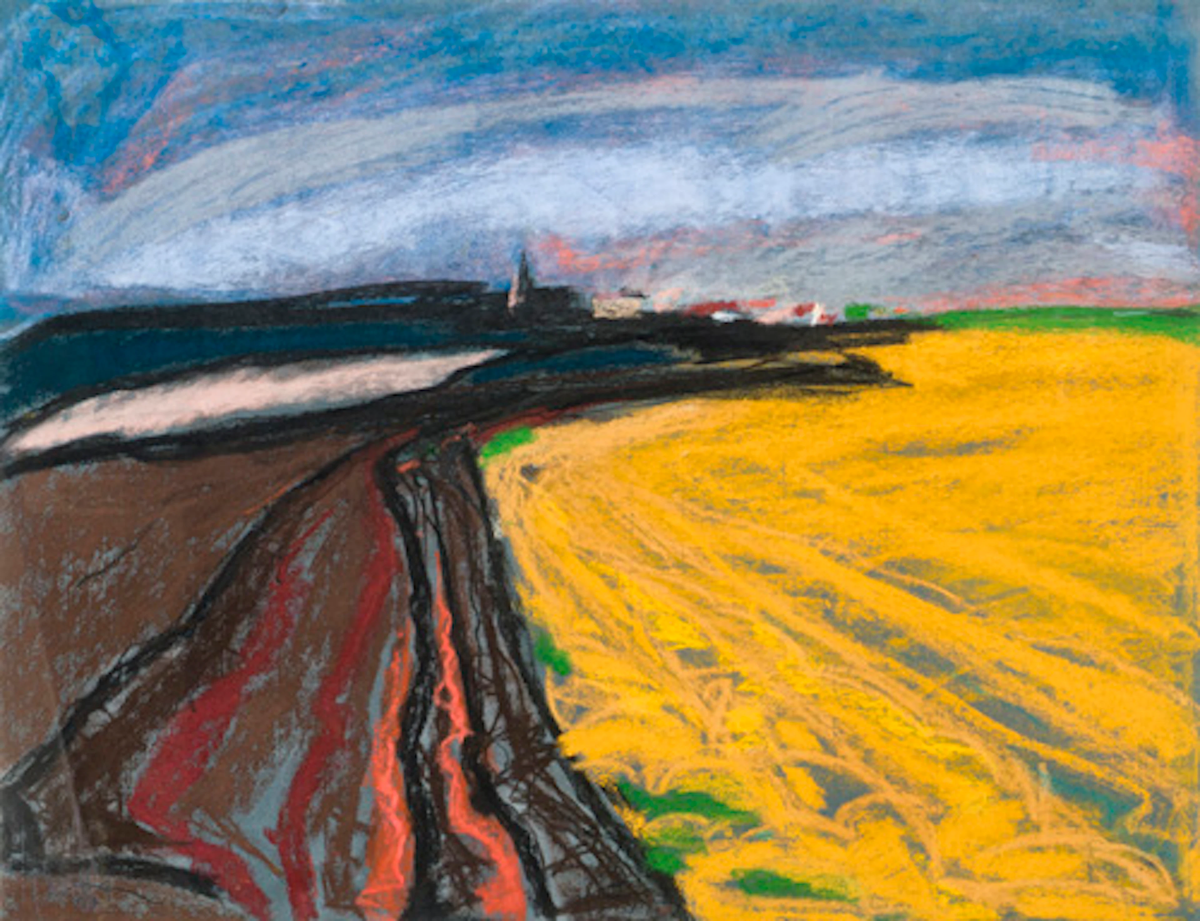 539 Johanna Mittag, Landschaft bei Kaditz (Dresden). 2004.