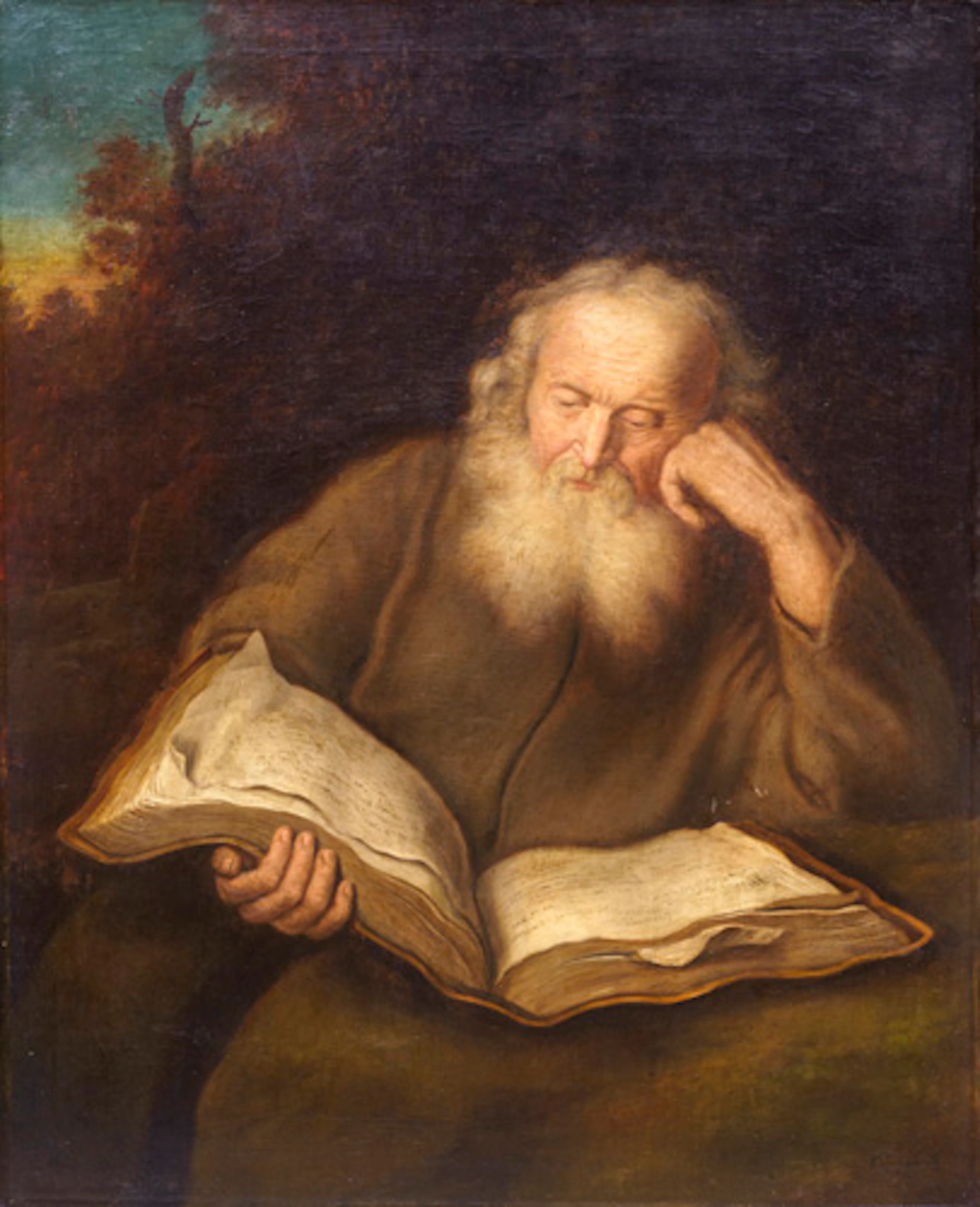 004 Salomon Koninck "Der Eremit". 1643. Kopie (formatverkleinert) 1916.