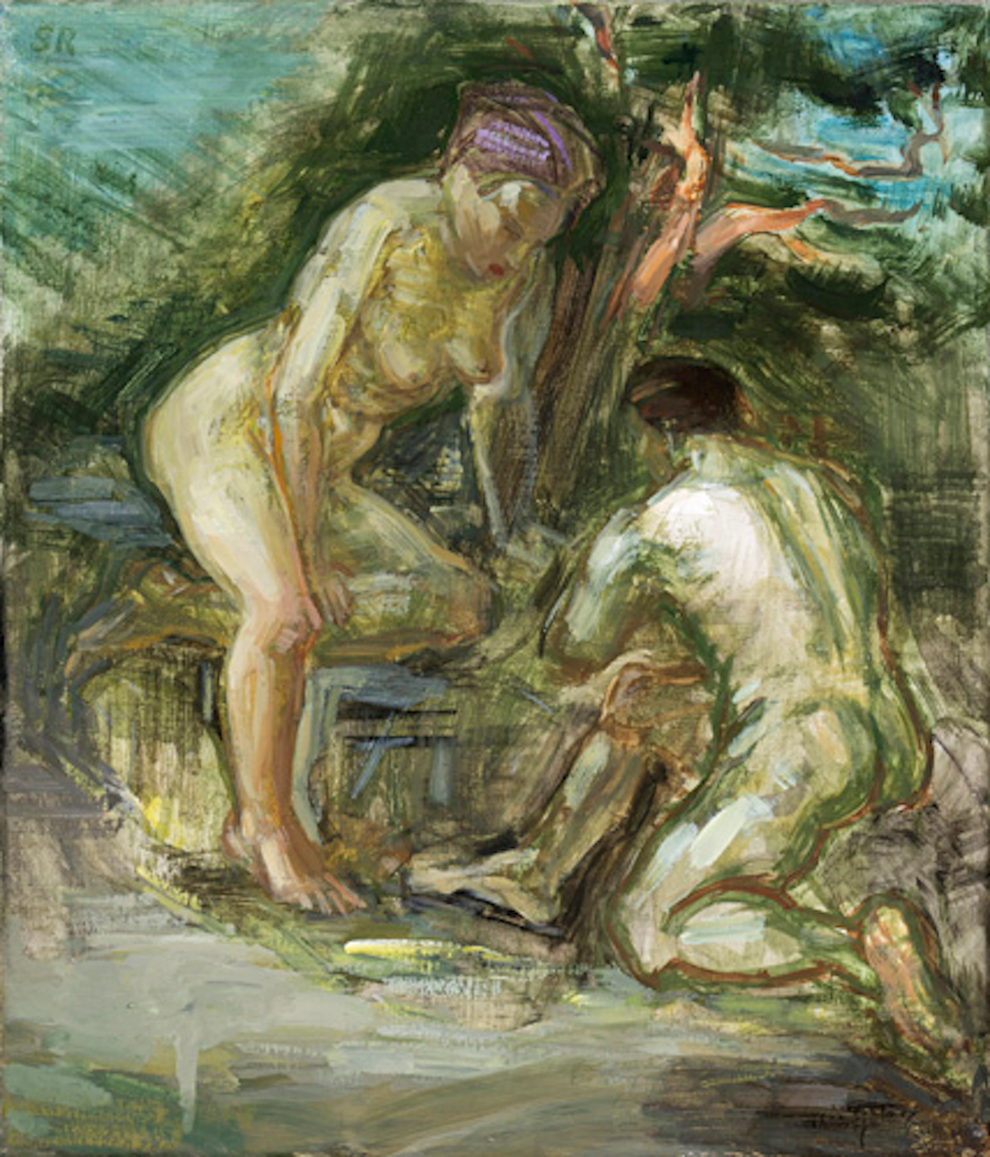 195 Sandra Rienäcker "Verabredung" (zu Johann Wolfgang von Goethe). 2005.