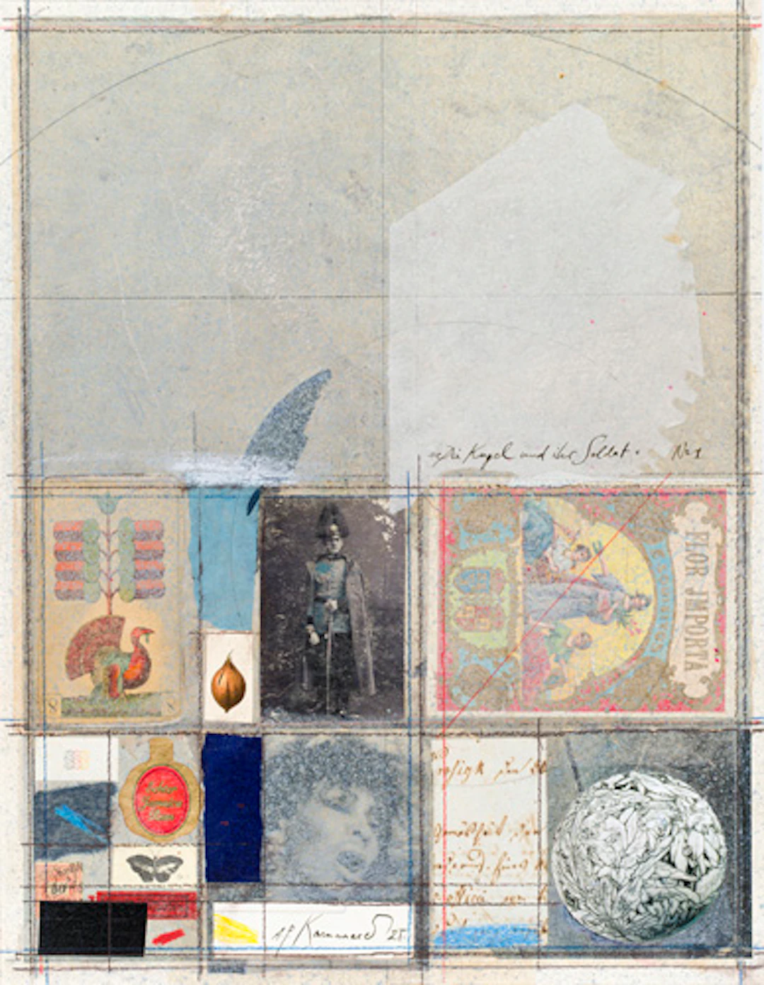 499 Anton Paul Kammerer "Die Kugel und ihr Soldat. Nr. 1". 2000.