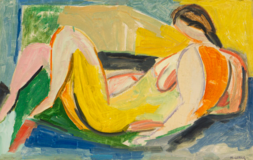 174 Wolfgang Leber "Liegende". 1980.