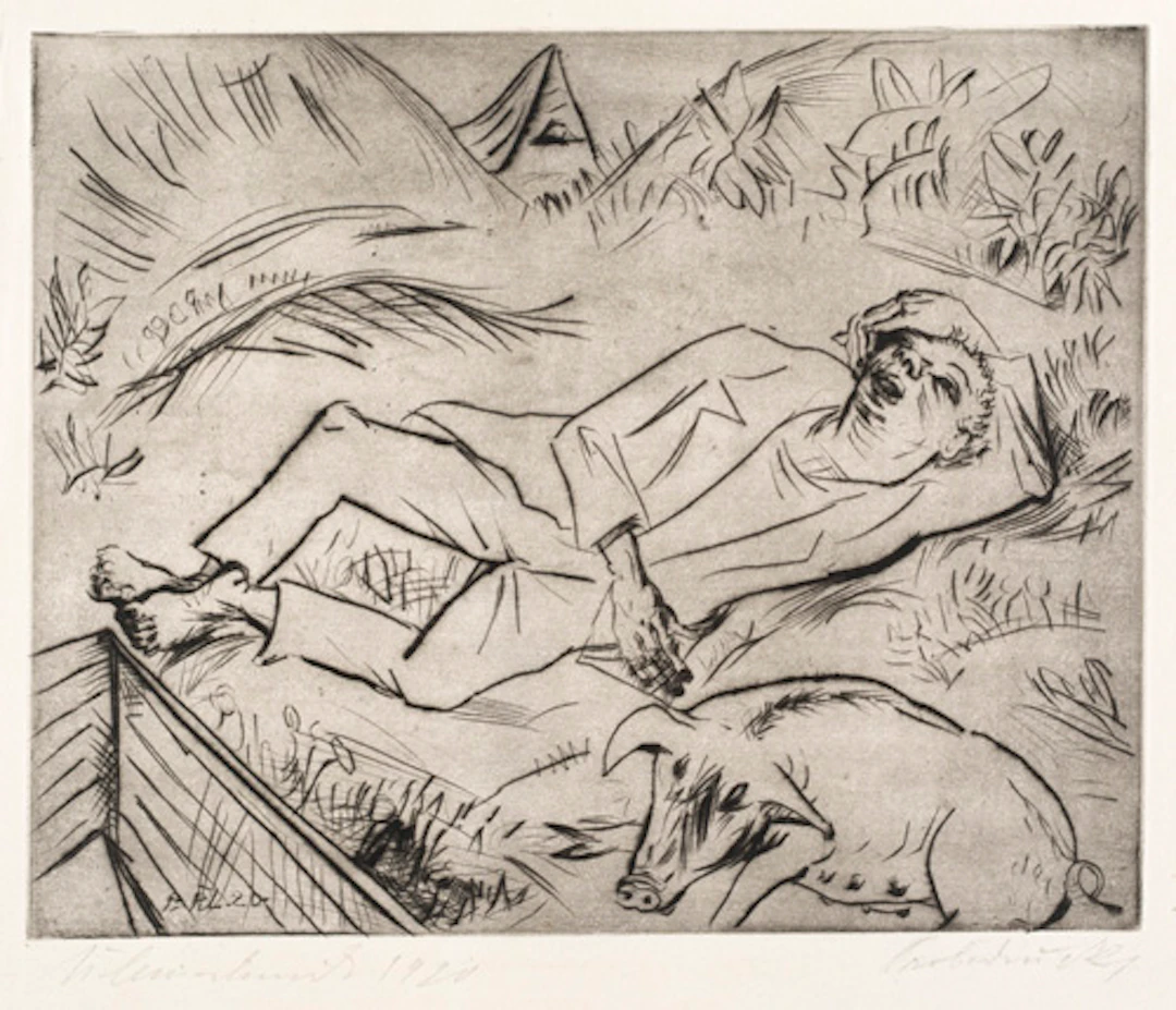 318 Paul Kleinschmidt "Der verlorene Sohn". 1920.