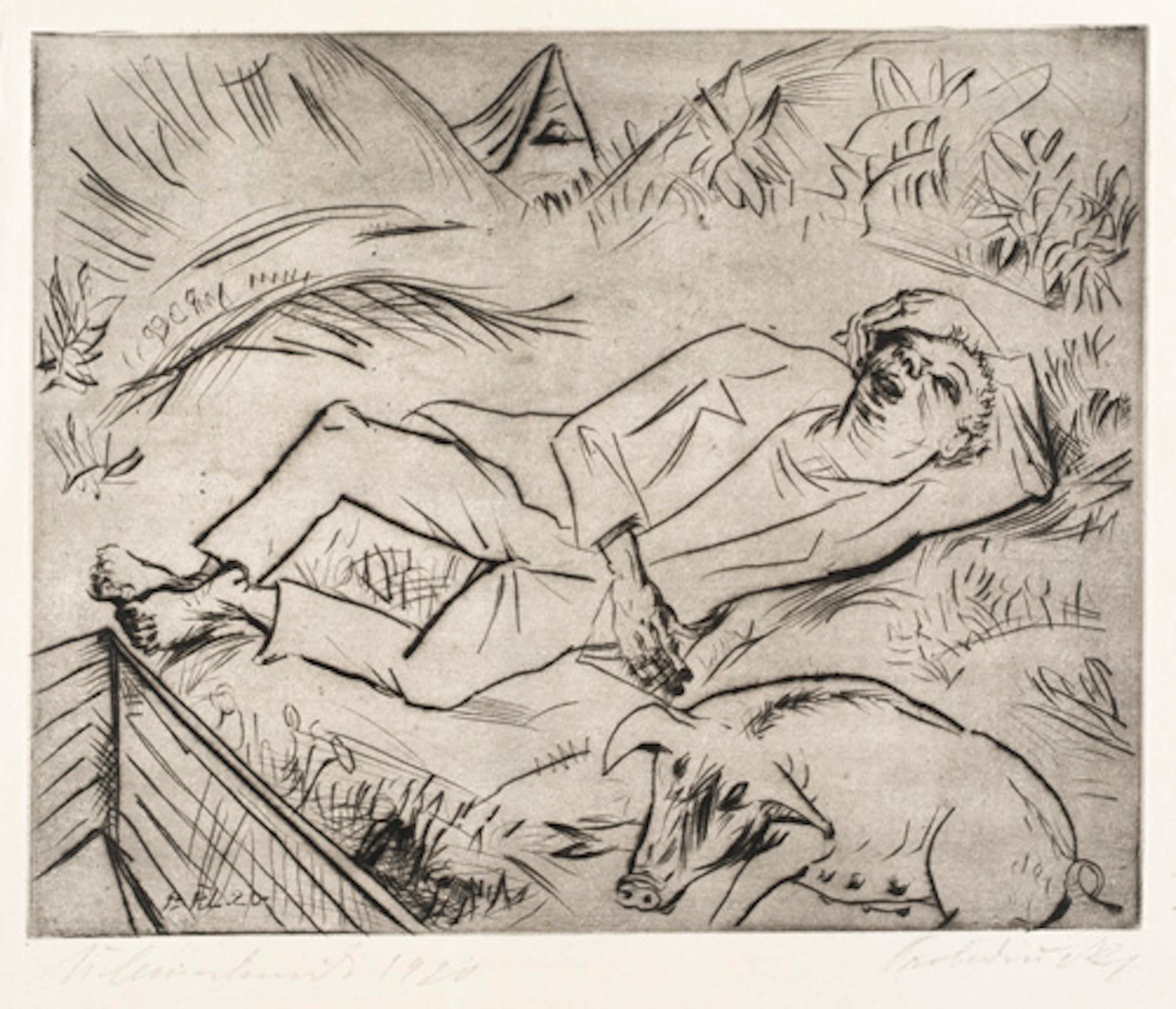 318 Paul Kleinschmidt "Der verlorene Sohn". 1920.