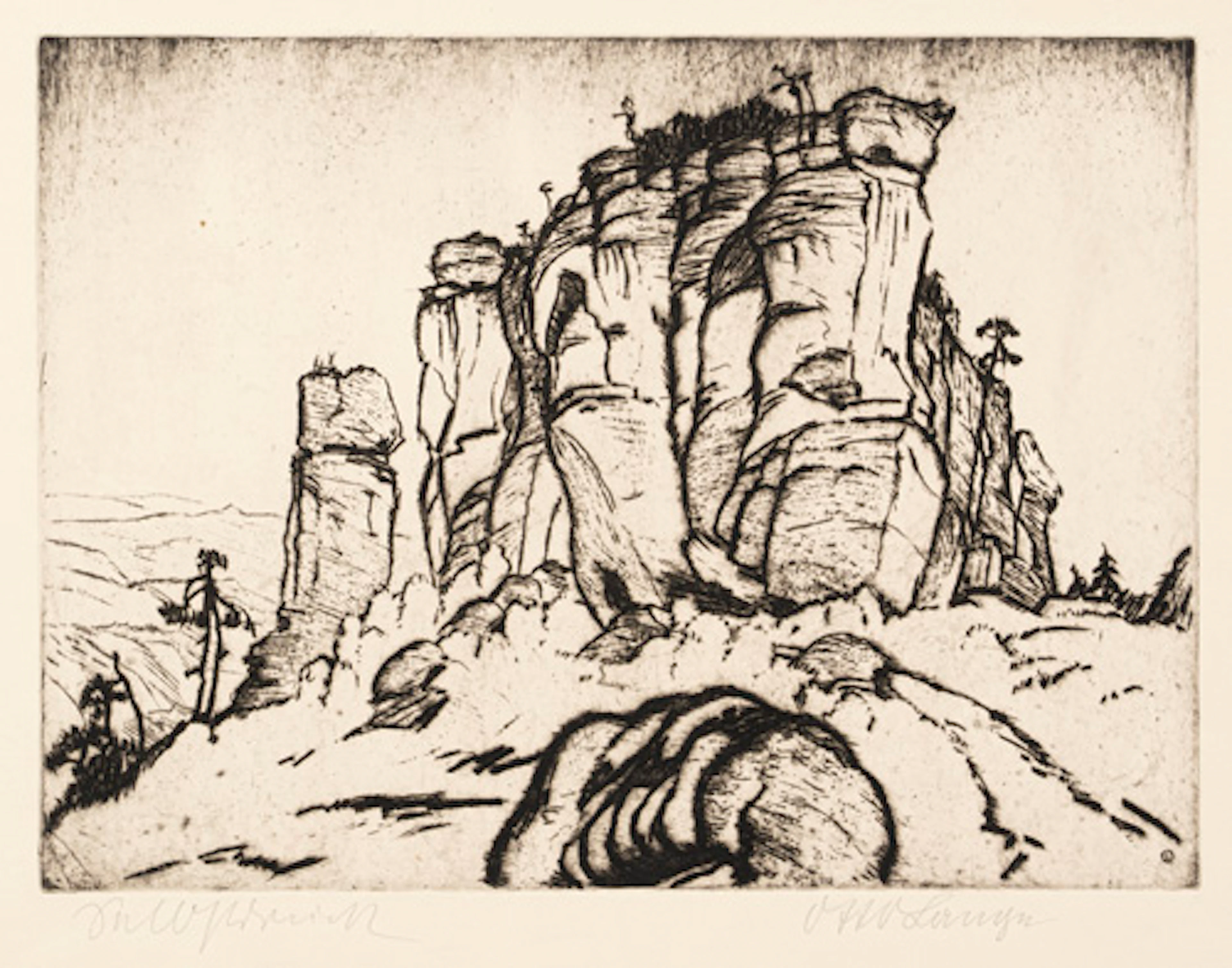 339 Otto Lange "Raubschloss". 1912.