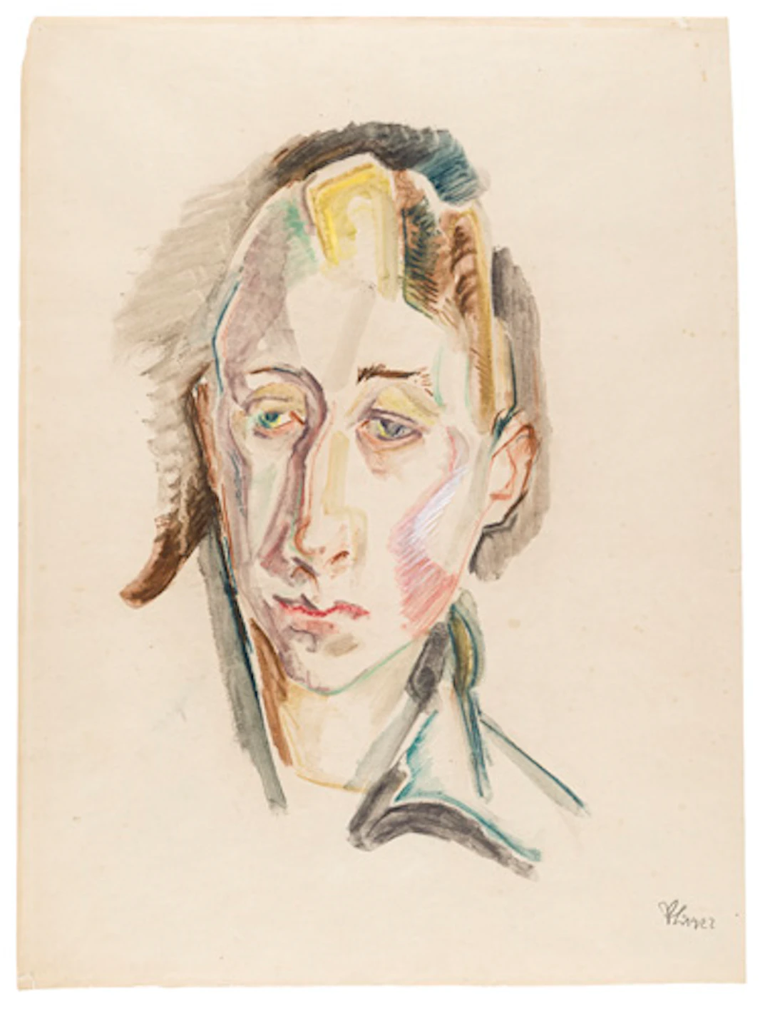 342 Paula Lauenstein "Hageres Modell". 1922.