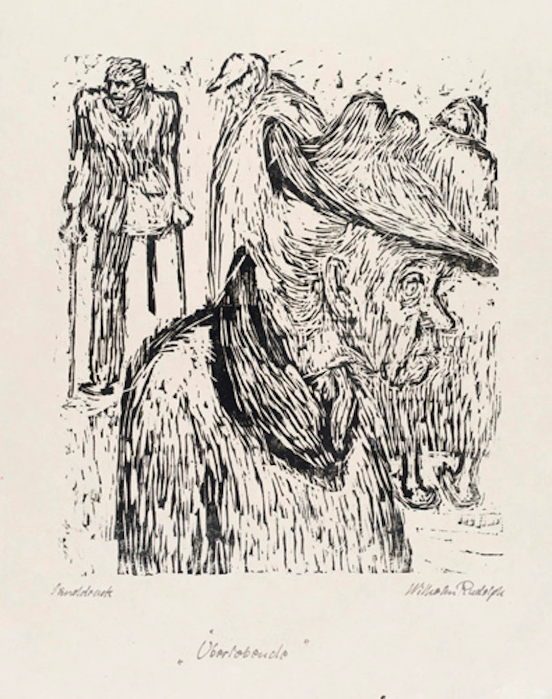576 Wilhelm Rudolph "Überlebende". 1945–1947.