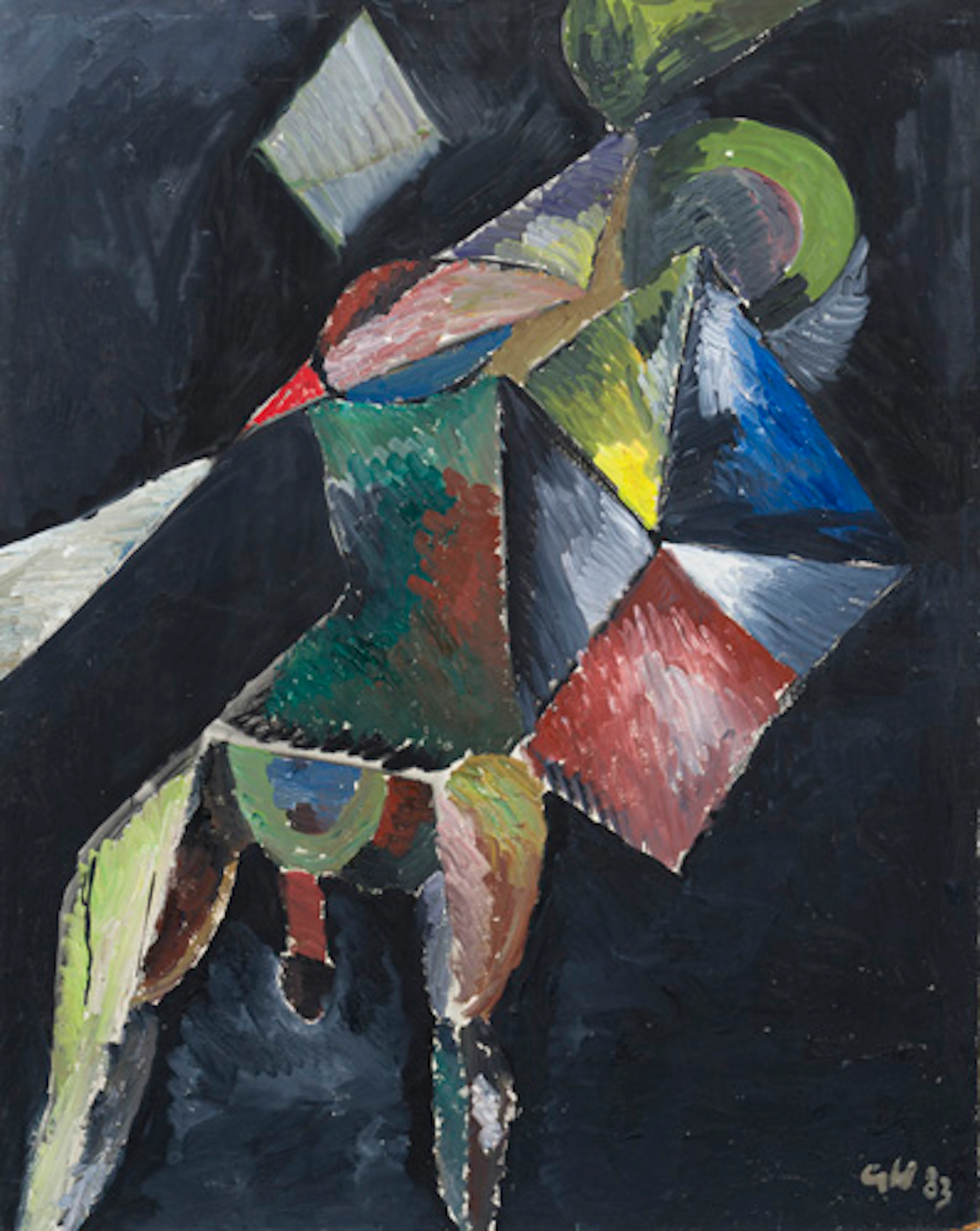149 Günter Horlbeck "Ritter mit der traurigen Gestalt". 1983.